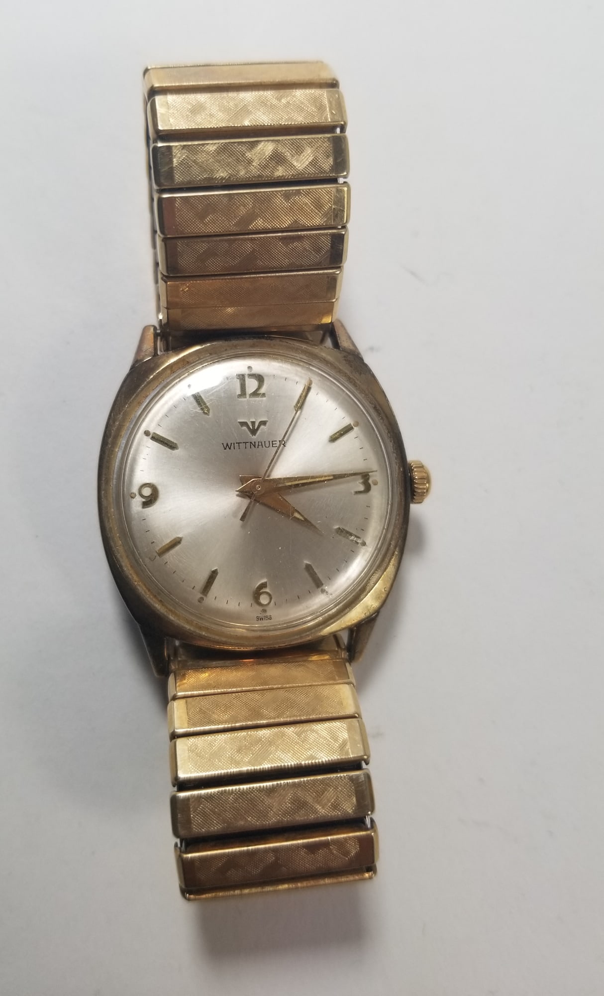 *RUNNING* Wittnauer Manual 1950s "Revue" Tank Wrist Watch - 2