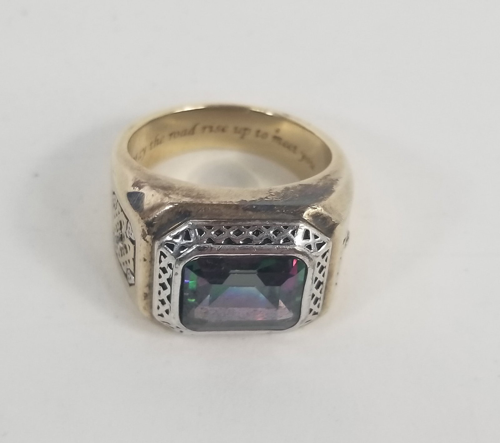 "925 BGE" Marked Ring With Color Changing Diaspore size 13: "925 BGE" Marked Ring size 13 total weight 19.2g Literature Brooks Auction – Online Auction Terms & Conditions Contact: (856) 694-2960 | info@brooks.auction READ BEFORE YOU BID: We want you to