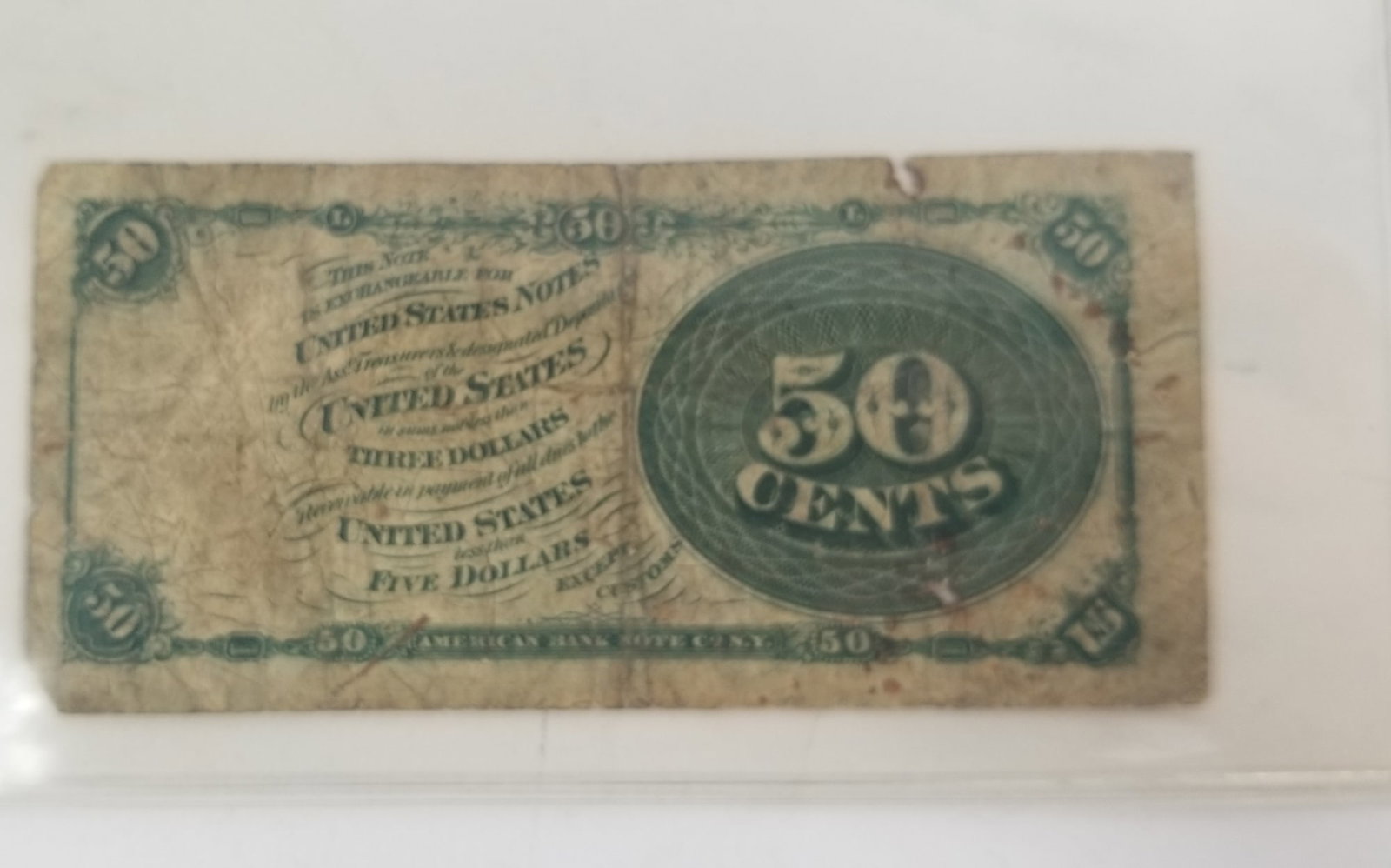 50 Cent Fractional Bank Note - 2
