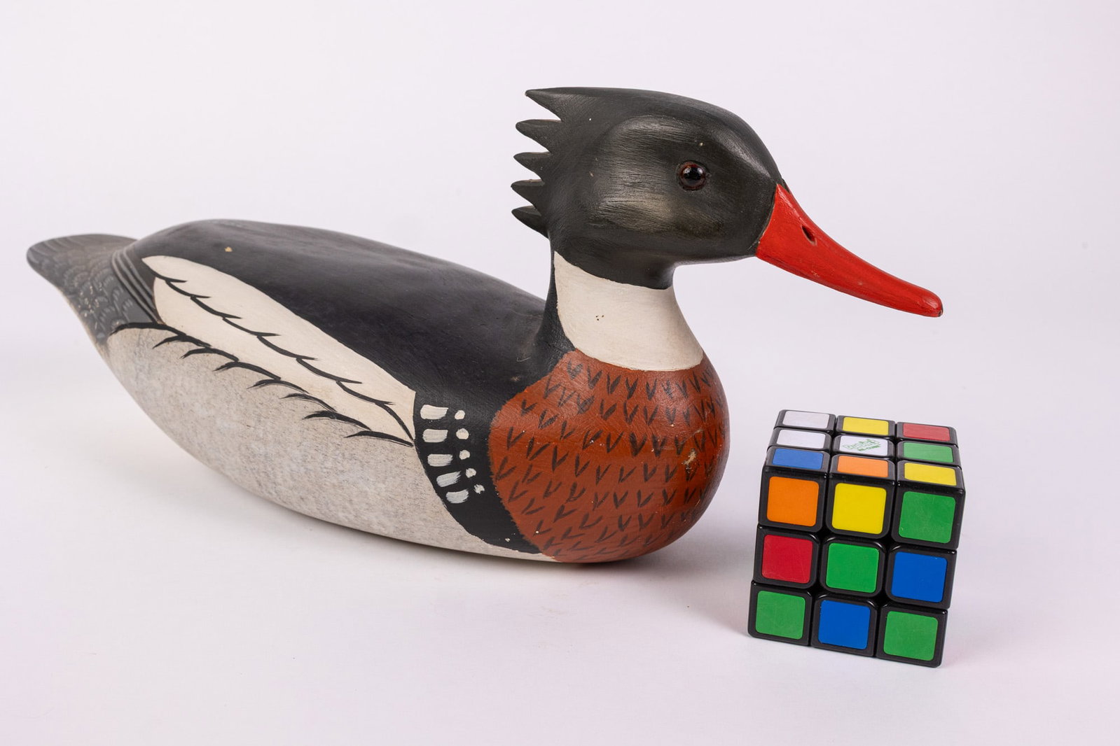 Harry V. Shourds (b. 1930) | Red Breasted Merganser Drake Duck Decoy - 2