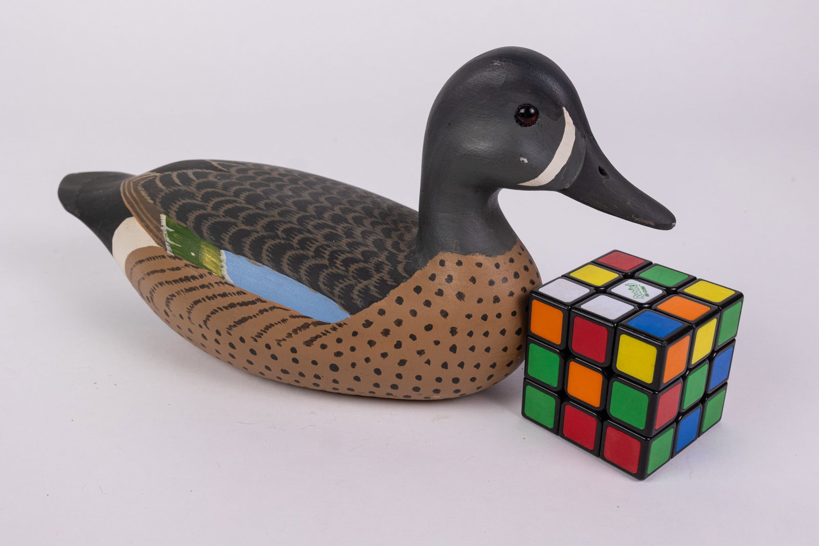 Harry V. Shourds (b. 1930) | Blue Winged Teal Drake Duck Decoy - 2