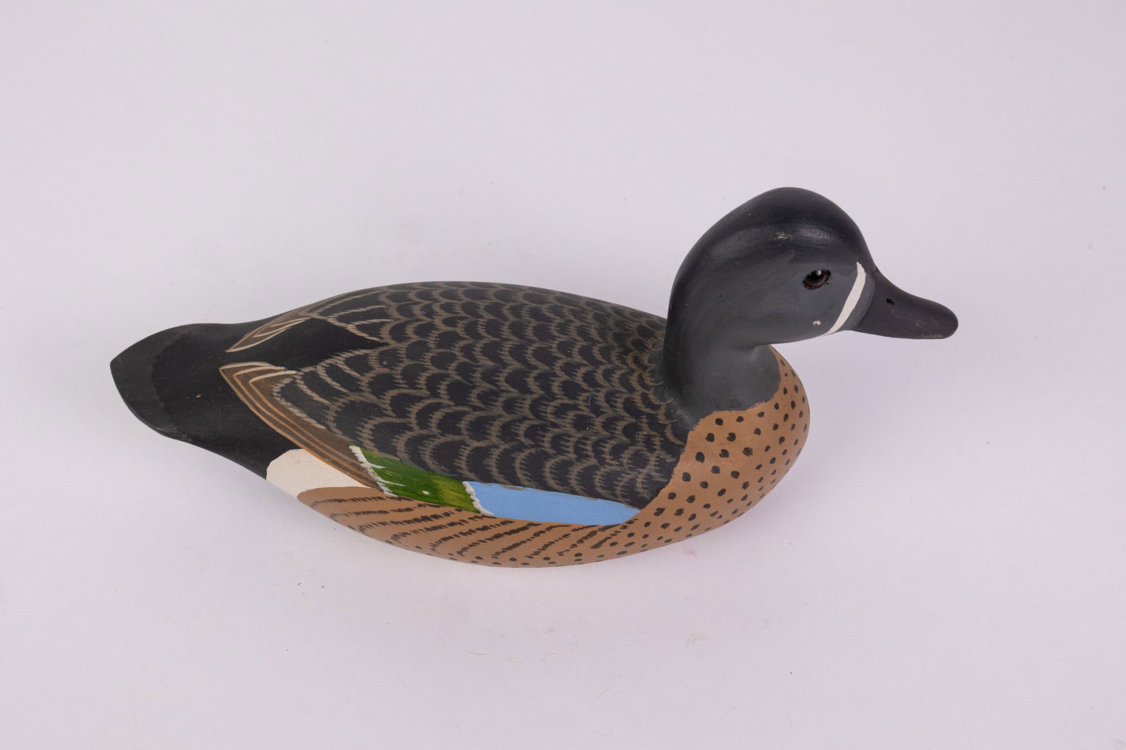 Harry V. Shourds (b. 1930) | Blue Winged Teal Drake Duck Decoy - 4