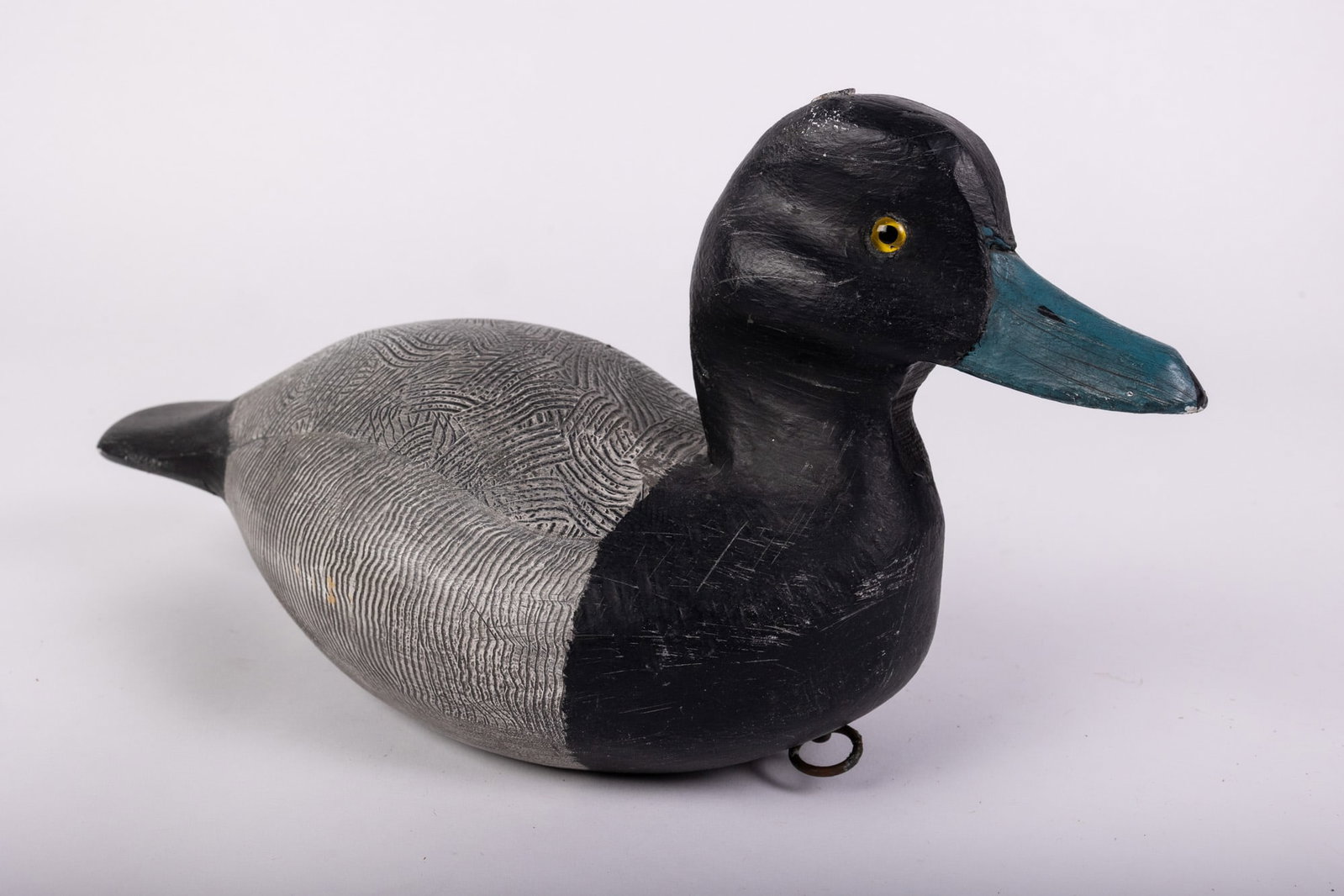 George "Coot" Garton (1923-2002) | Bluebill Drake Duck Decoy: George "Coot" Garton was a both national and world champion decoy carver originally from Bridgeton, New Jersey. From his obituary, "He was the National Champion Carver in 1972, 1973 & 1974 in Babylon,