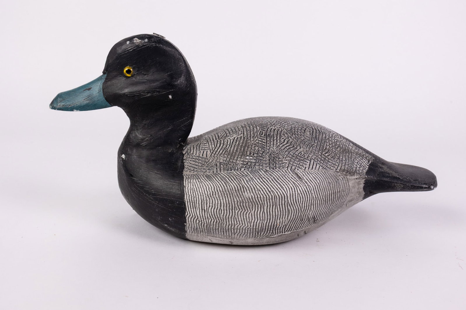 George "Coot" Garton (1923-2002) | Bluebill Drake Duck Decoy - 6