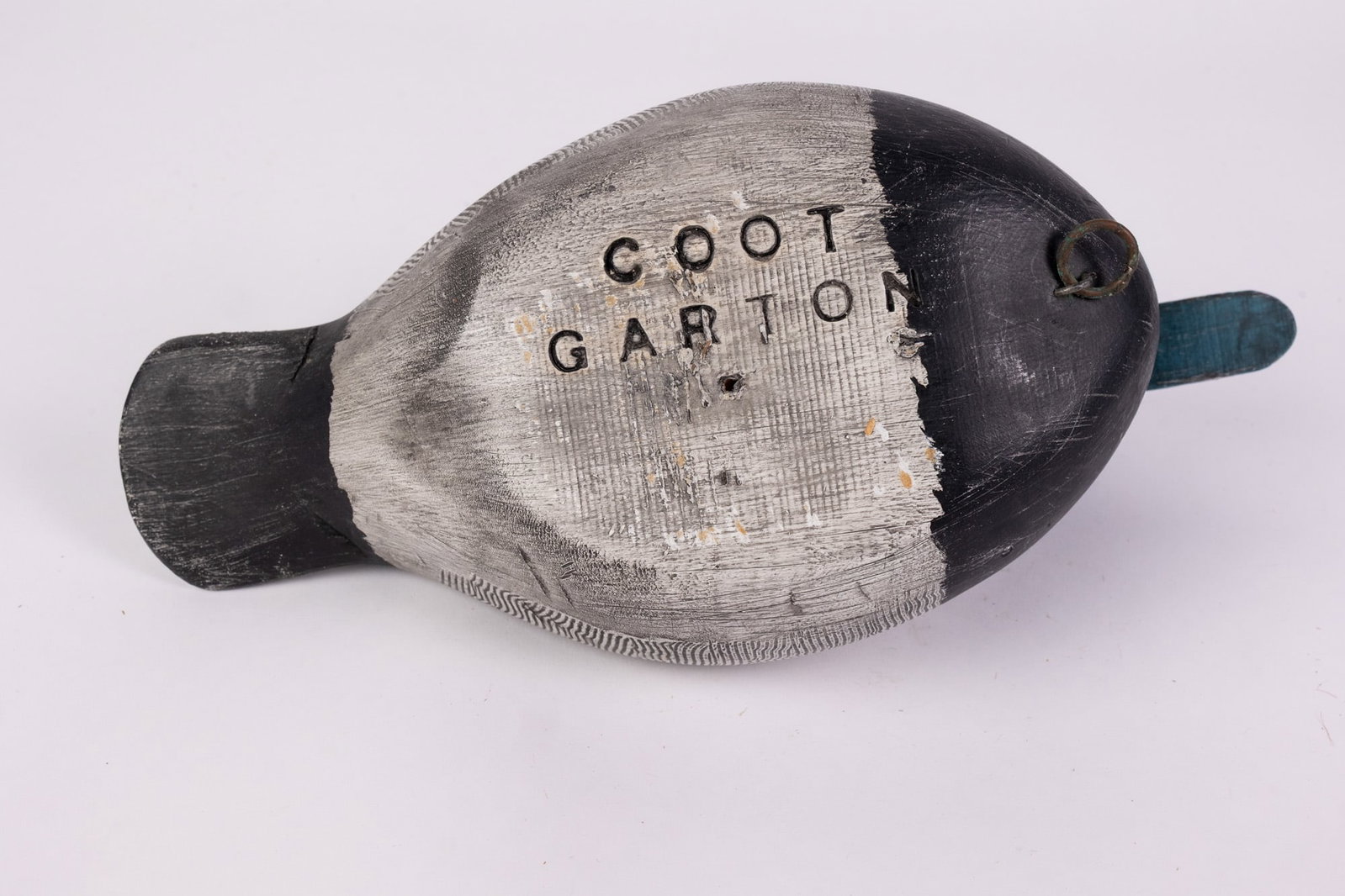 George "Coot" Garton (1923-2002) | Bluebill Drake Duck Decoy - 7