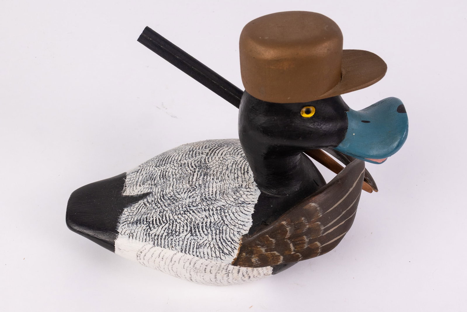 George "Coot" Garton (1923-2002) | Novelty Bluebill Drake Decoy - 6