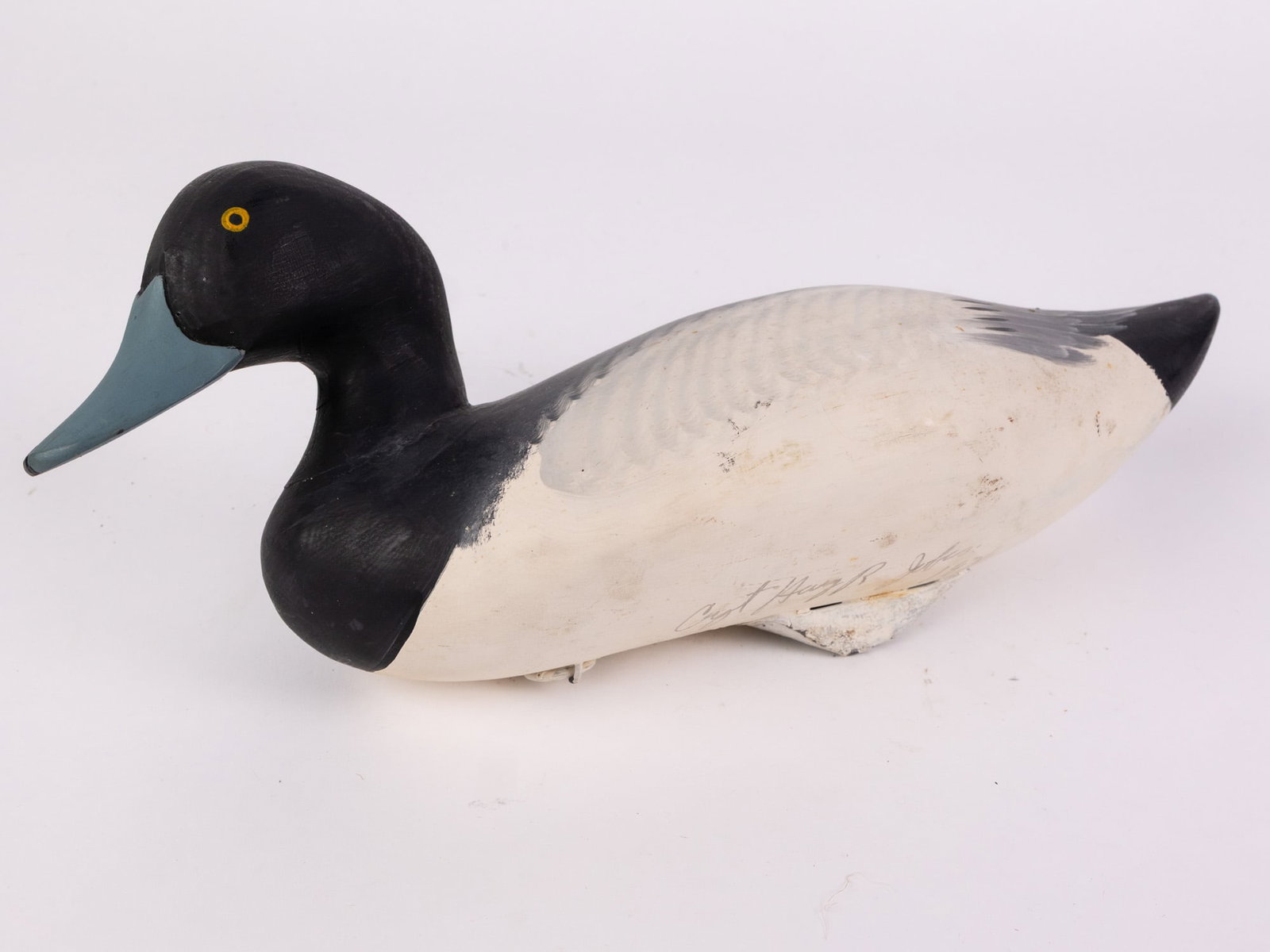 Captain Harry R. Jobes (1936-2019) | Bluebill Drake Duck Decoy (1 of 6)