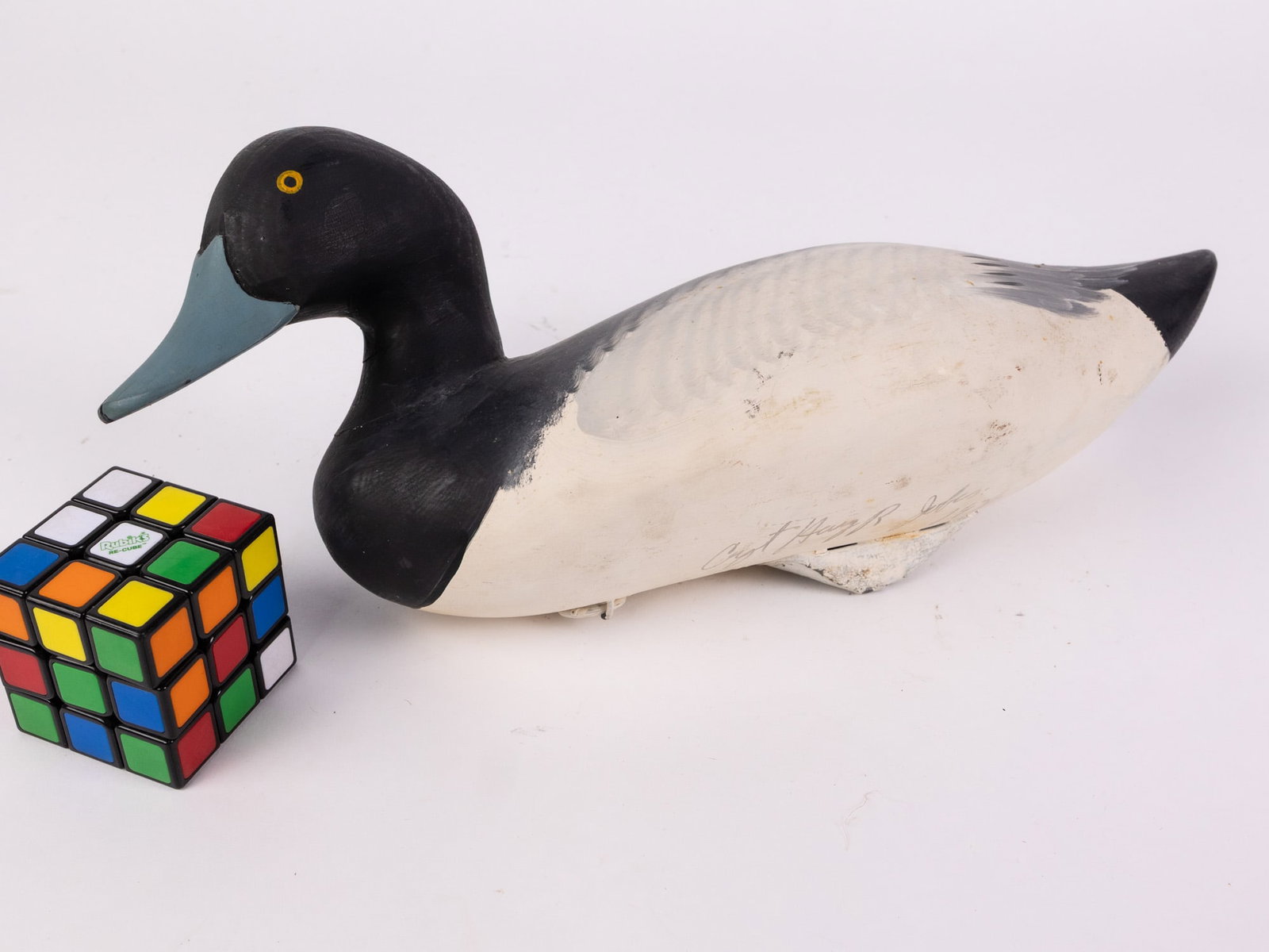 Captain Harry R. Jobes (1936-2019) | Bluebill Drake Duck Decoy - 2