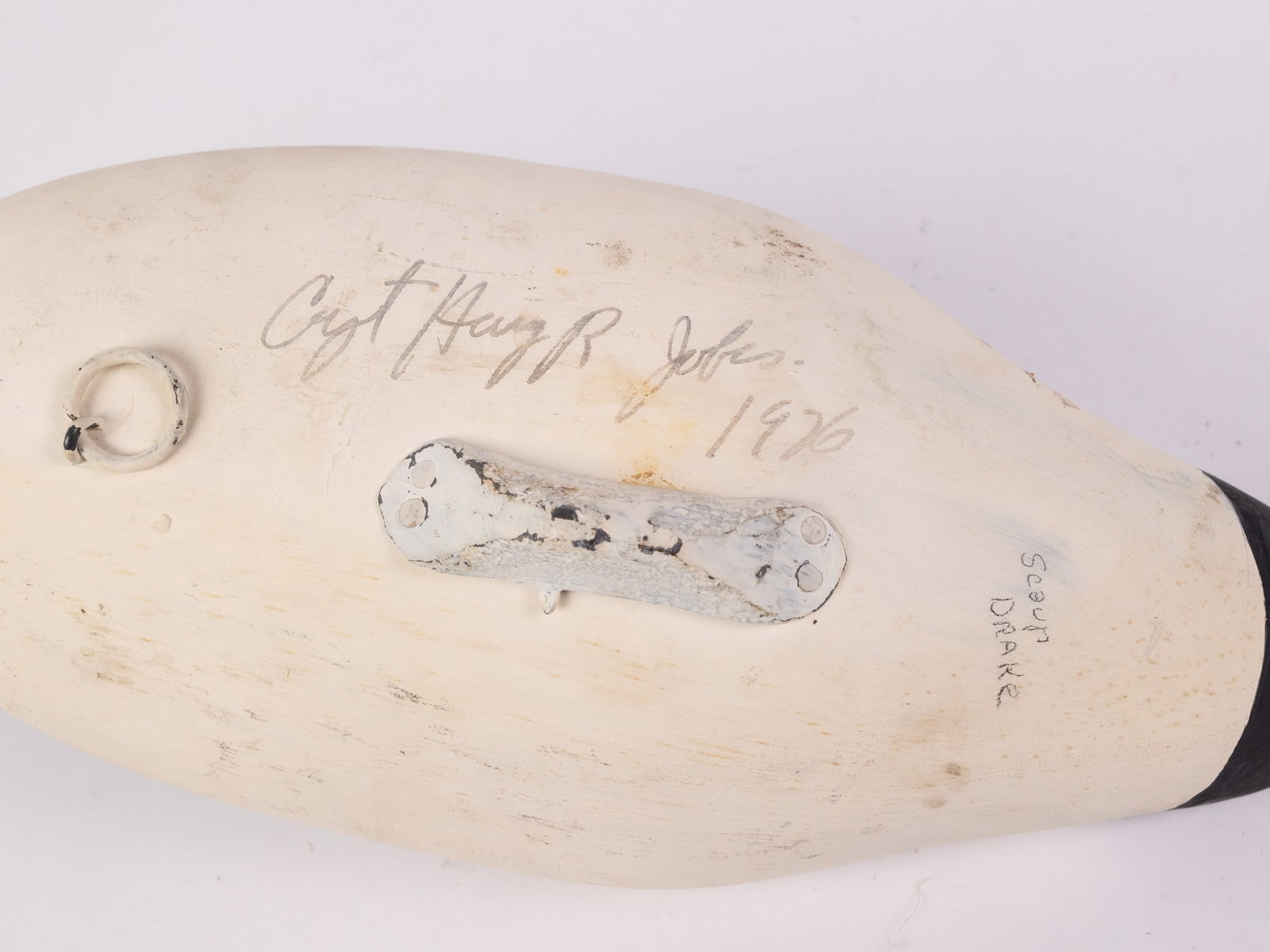 Captain Harry R. Jobes (1936-2019) | Bluebill Drake Duck Decoy - 6