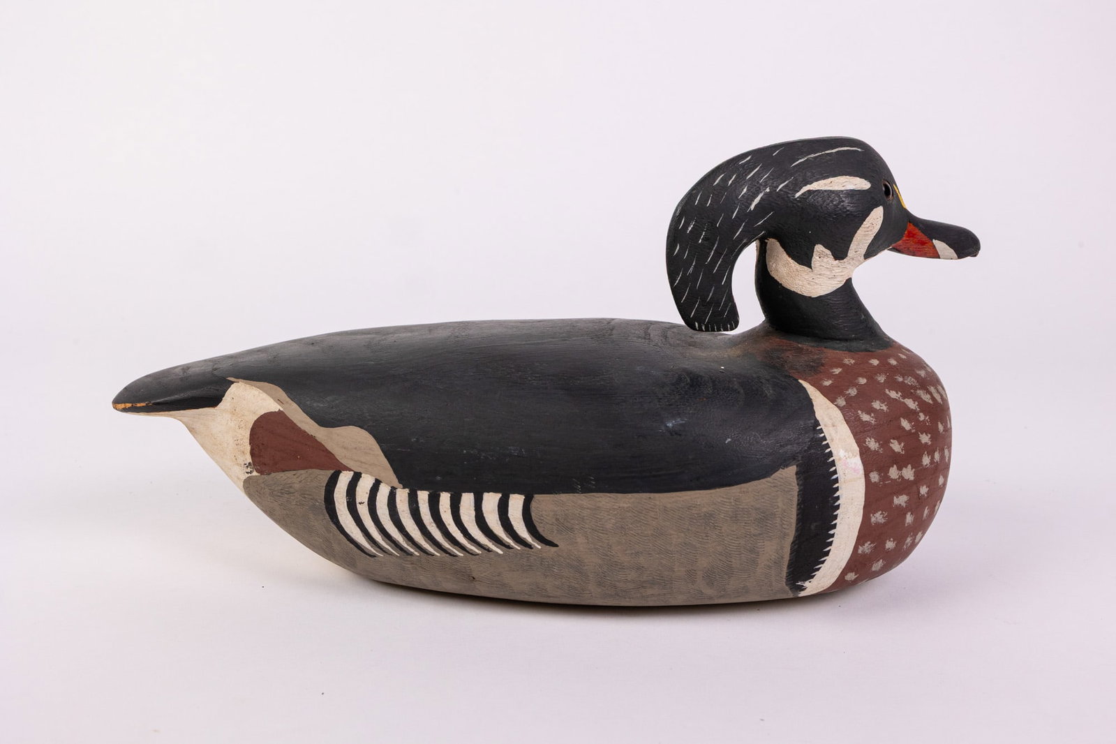 Garland Gaskins (1911-2010) | Wood Duck Drake Decoy - 3