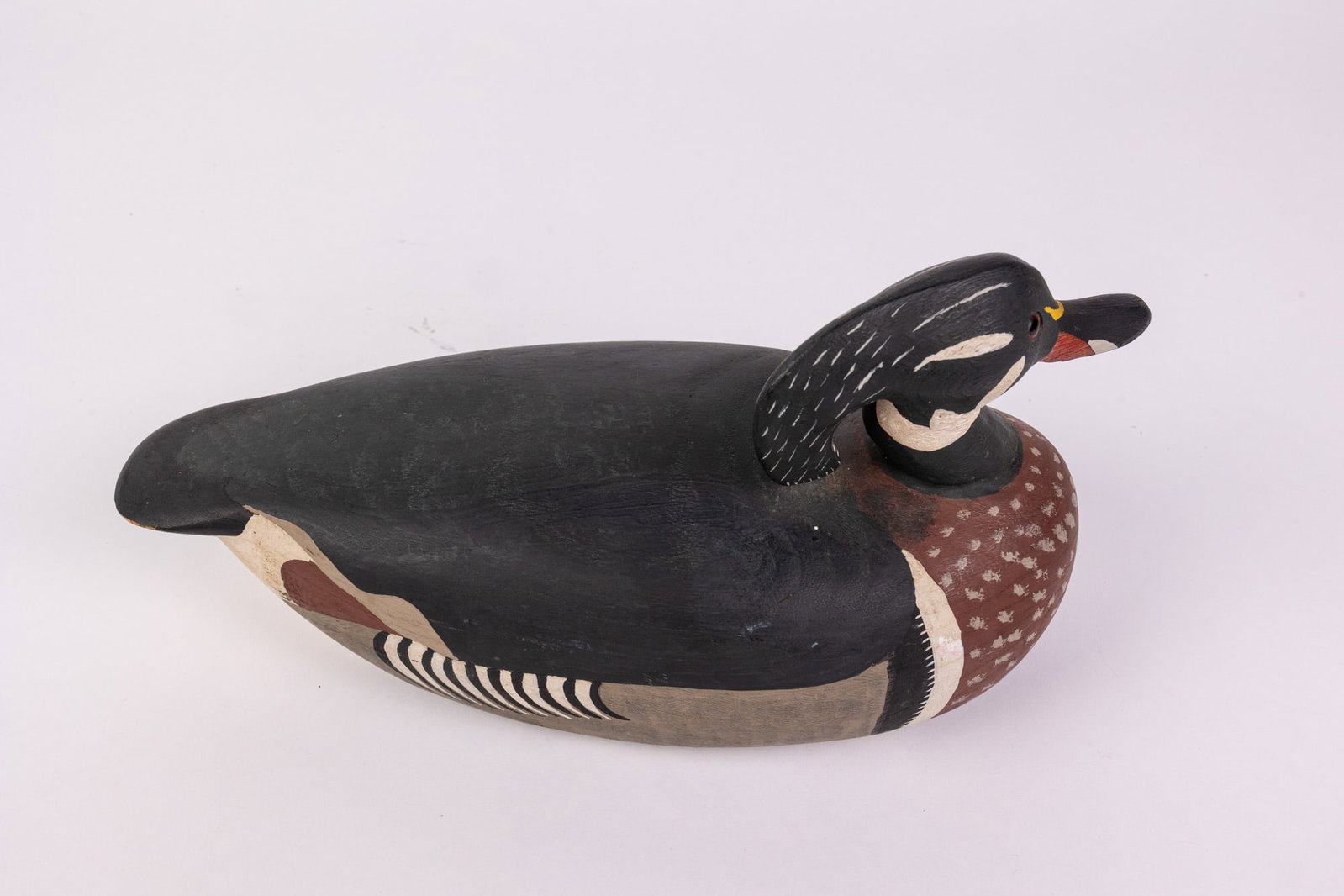 Garland Gaskins (1911-2010) | Wood Duck Drake Decoy - 4