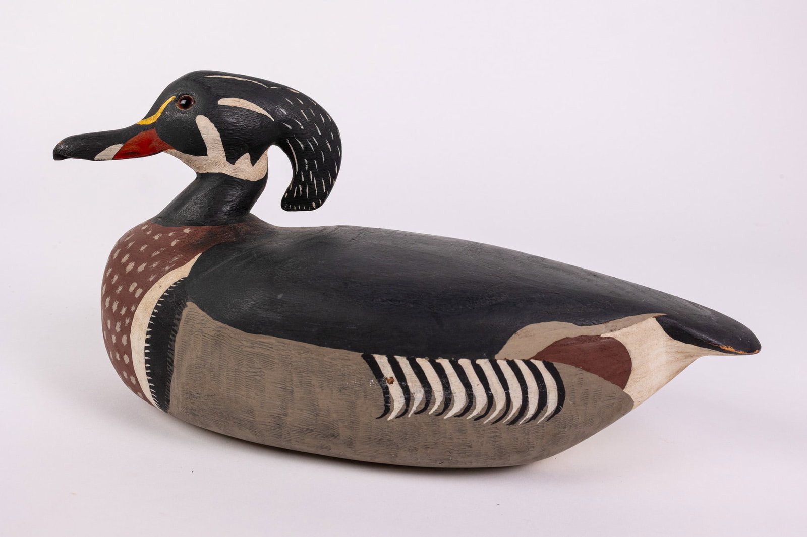 Garland Gaskins (1911-2010) | Wood Duck Drake Decoy - 5