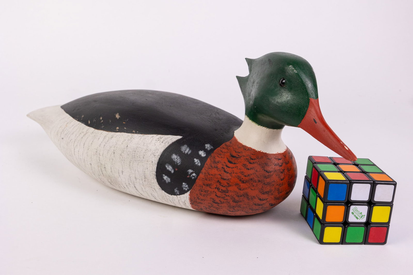 B. Kuhn | Common Merganser Drake Duck Decoy - 2