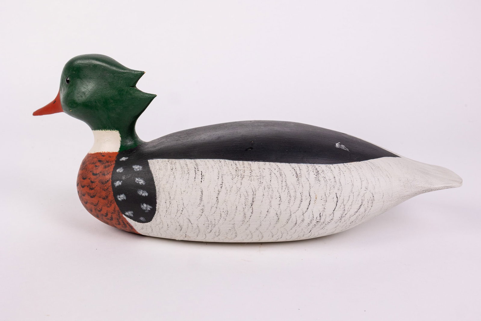 B. Kuhn | Common Merganser Drake Duck Decoy - 5