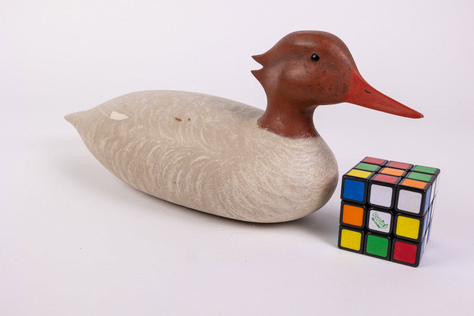 B. Kuhn | Common Merganser Hen Duck Decoy - 2