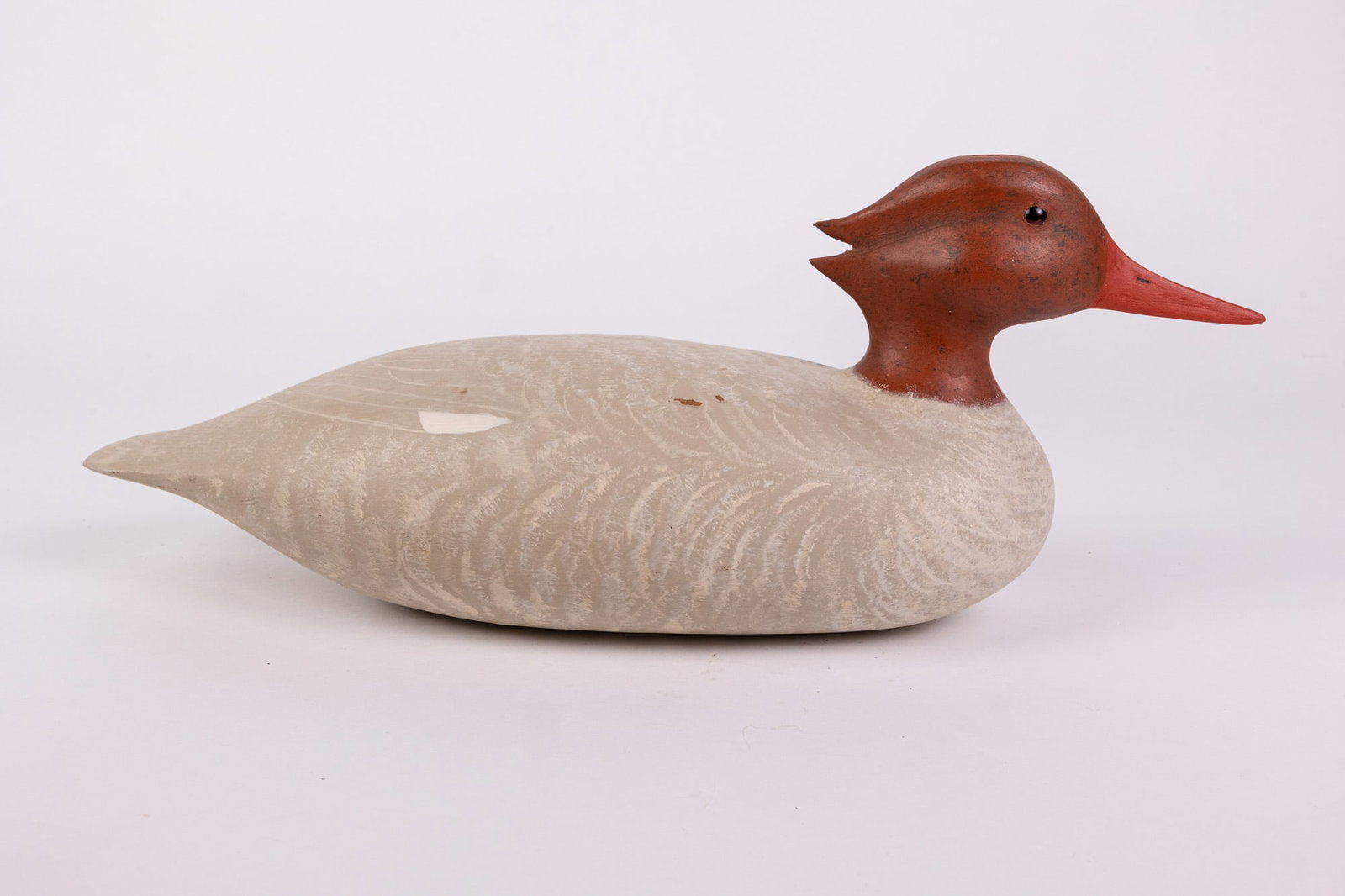 B. Kuhn | Common Merganser Hen Duck Decoy - 3
