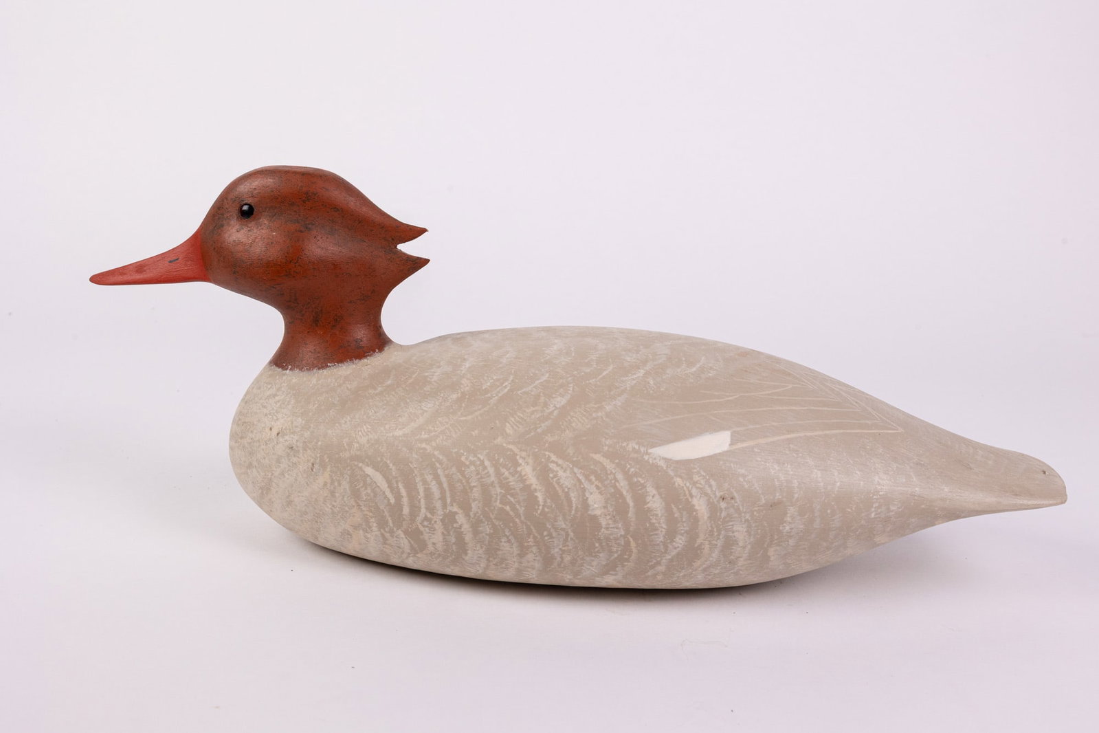 B. Kuhn | Common Merganser Hen Duck Decoy - 5