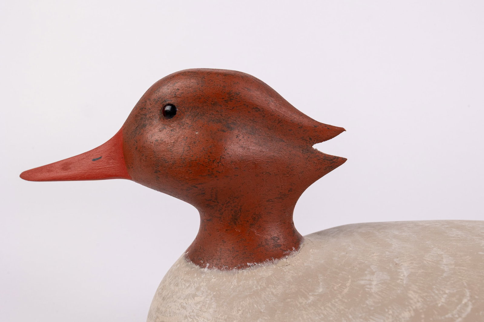 B. Kuhn | Common Merganser Hen Duck Decoy - 6