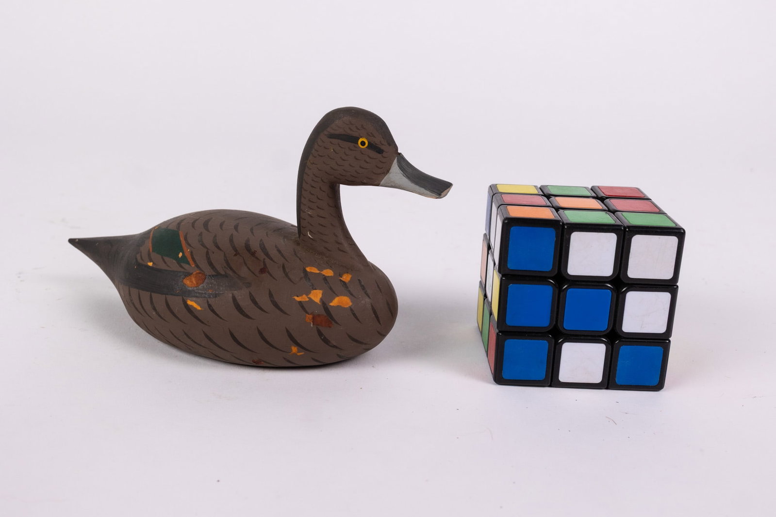 Captain Jessie Urie (1901 - 1978) | Miniature Black Duck Drake Decoy - 2