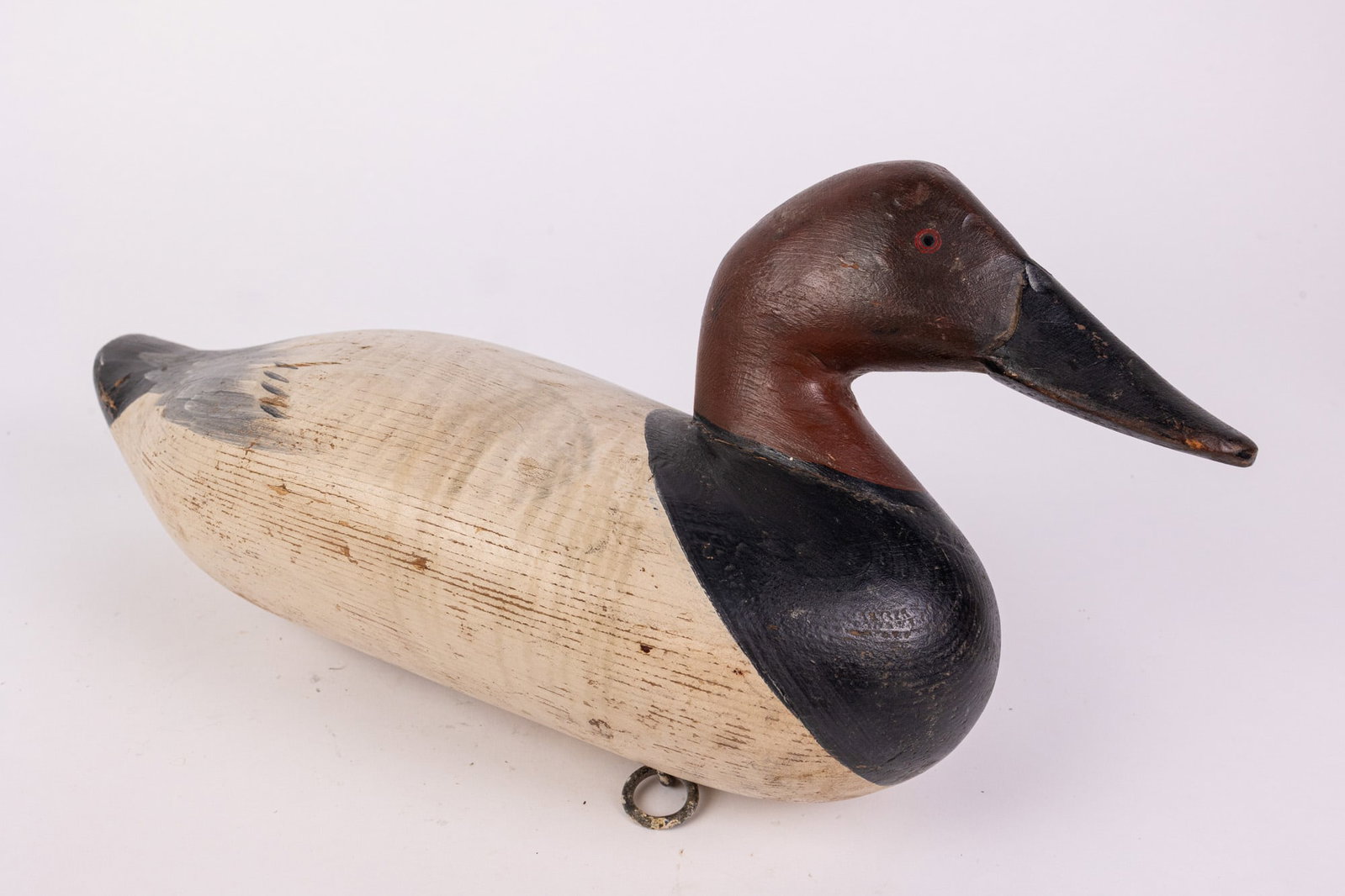Charlie William Joiner Attributed | Canvasback Drake Duck Decoy (1 of 7)