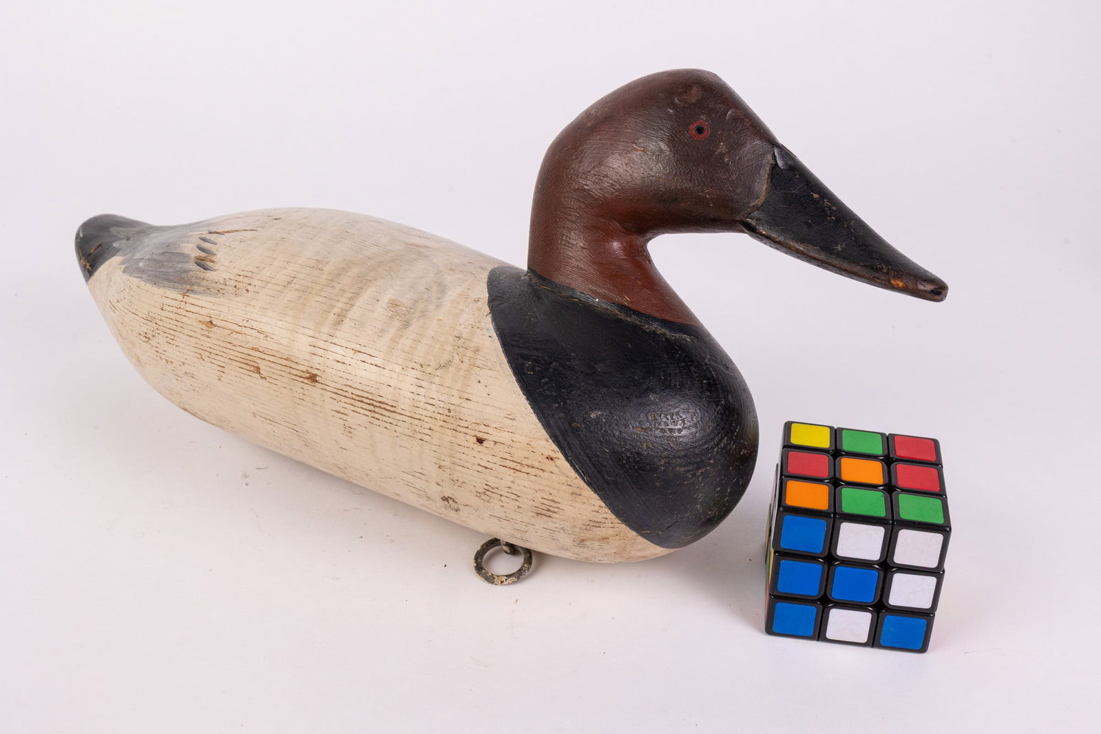 Charlie William Joiner Attributed | Canvasback Drake Duck Decoy - 2