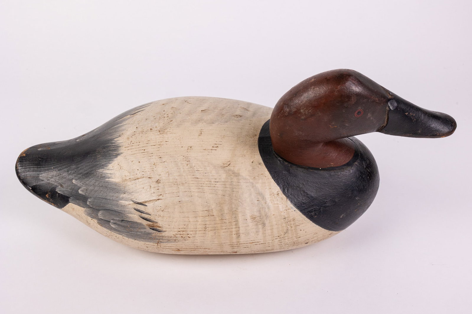 Charlie William Joiner Attributed | Canvasback Drake Duck Decoy - 3