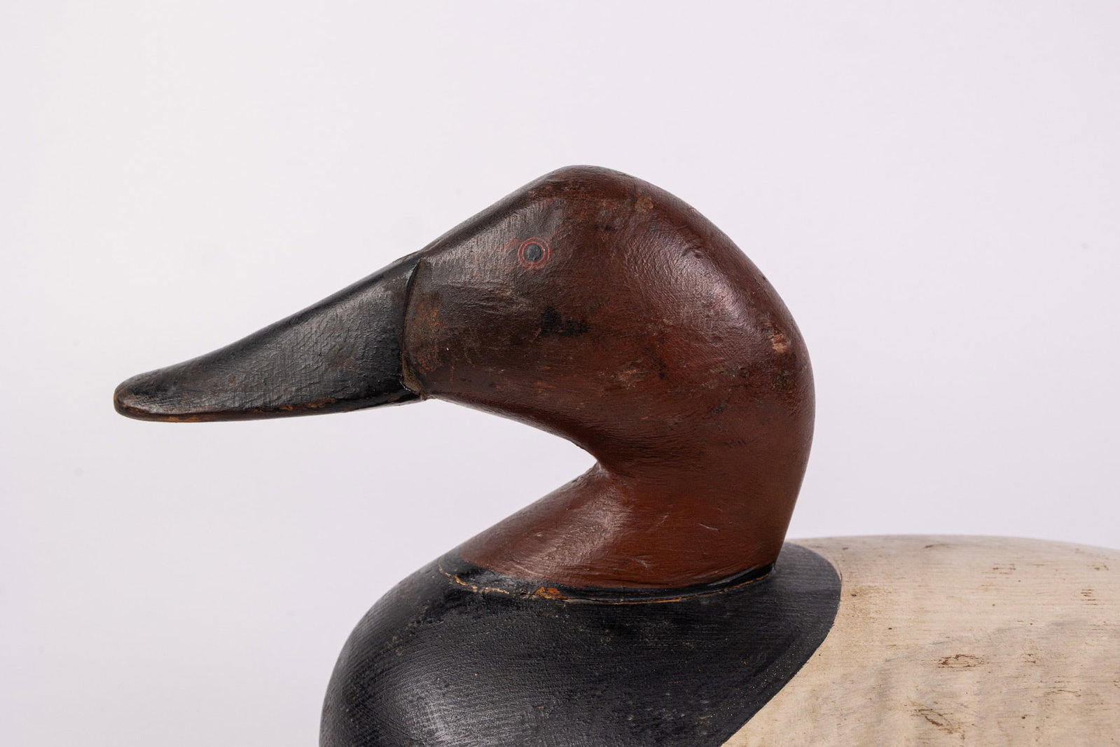 Charlie William Joiner Attributed | Canvasback Drake Duck Decoy - 5