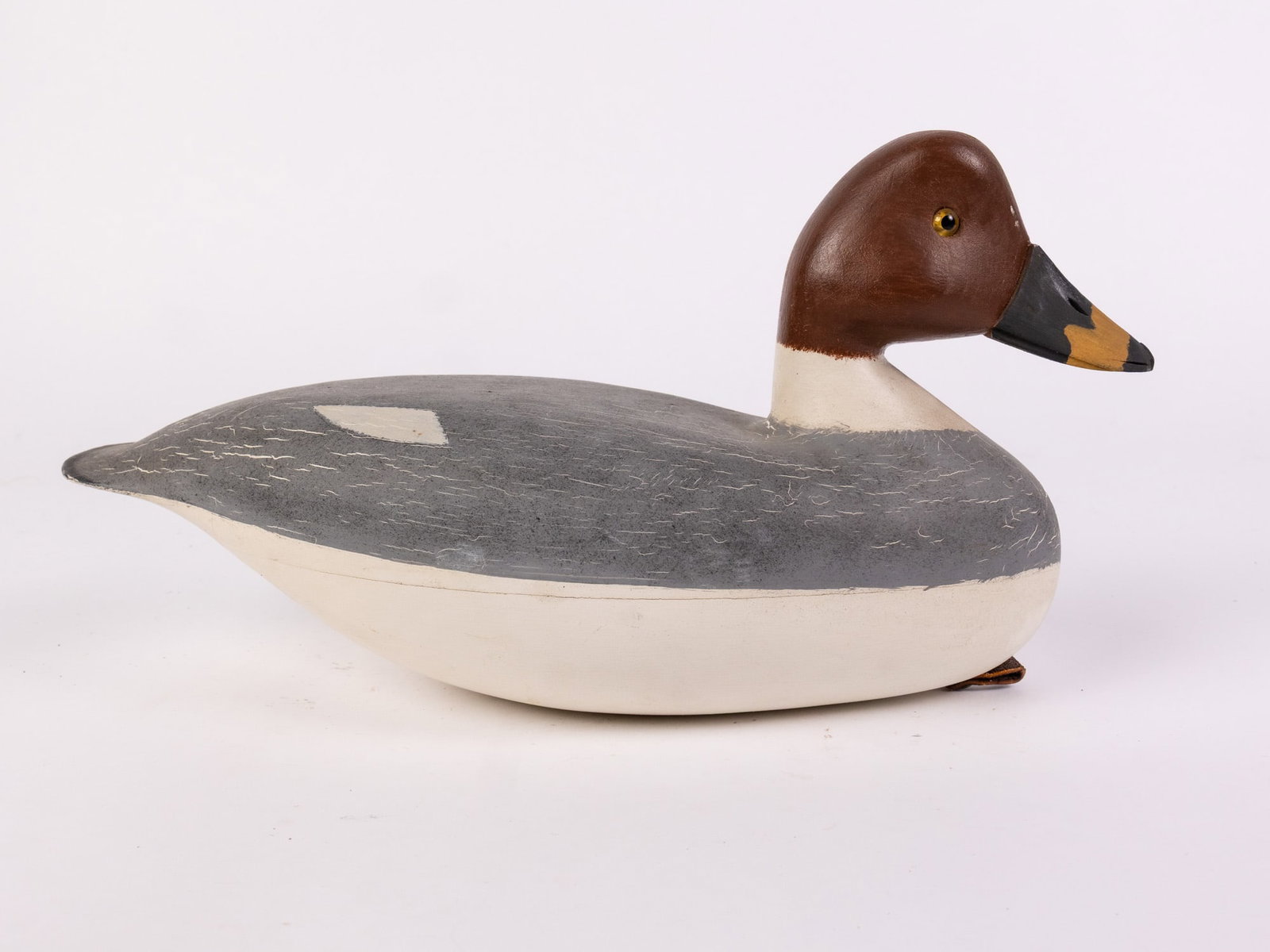 Jim Gale (1899 - 1971) Brigantine, NJ | Goldeneye Hen Duck Decoy - 3
