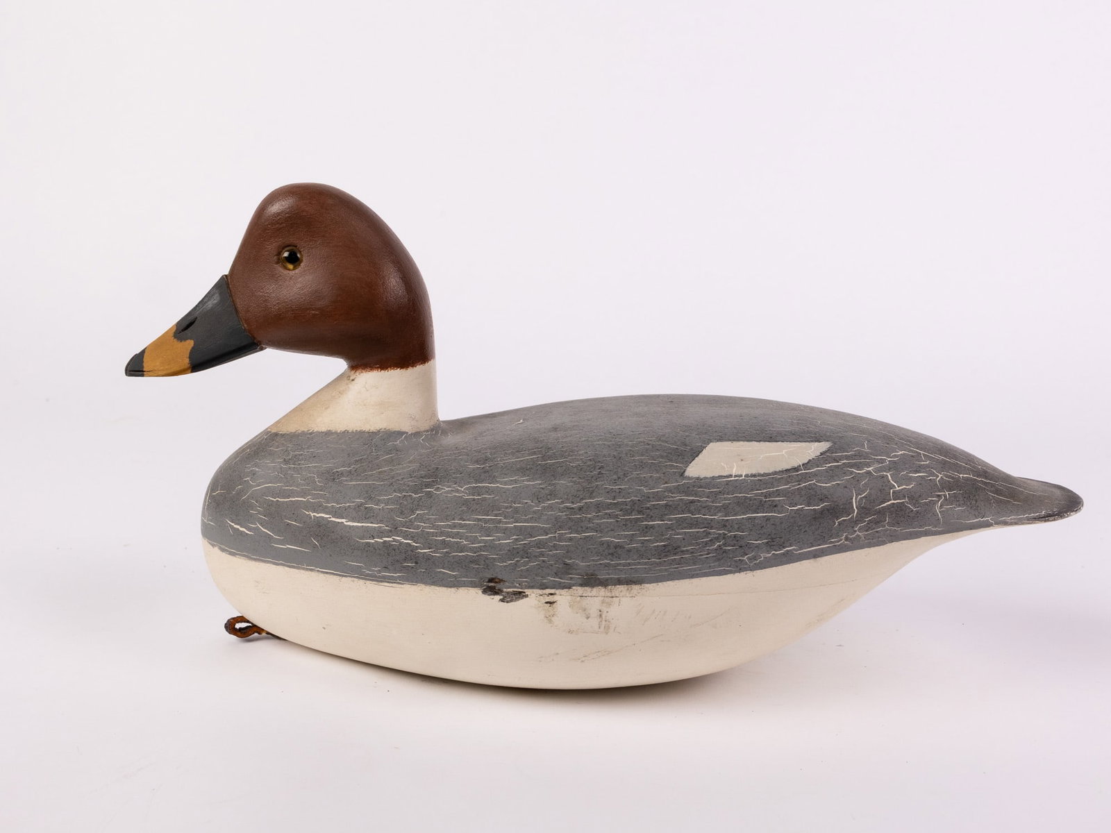 Jim Gale (1899 - 1971) Brigantine, NJ | Goldeneye Hen Duck Decoy - 6