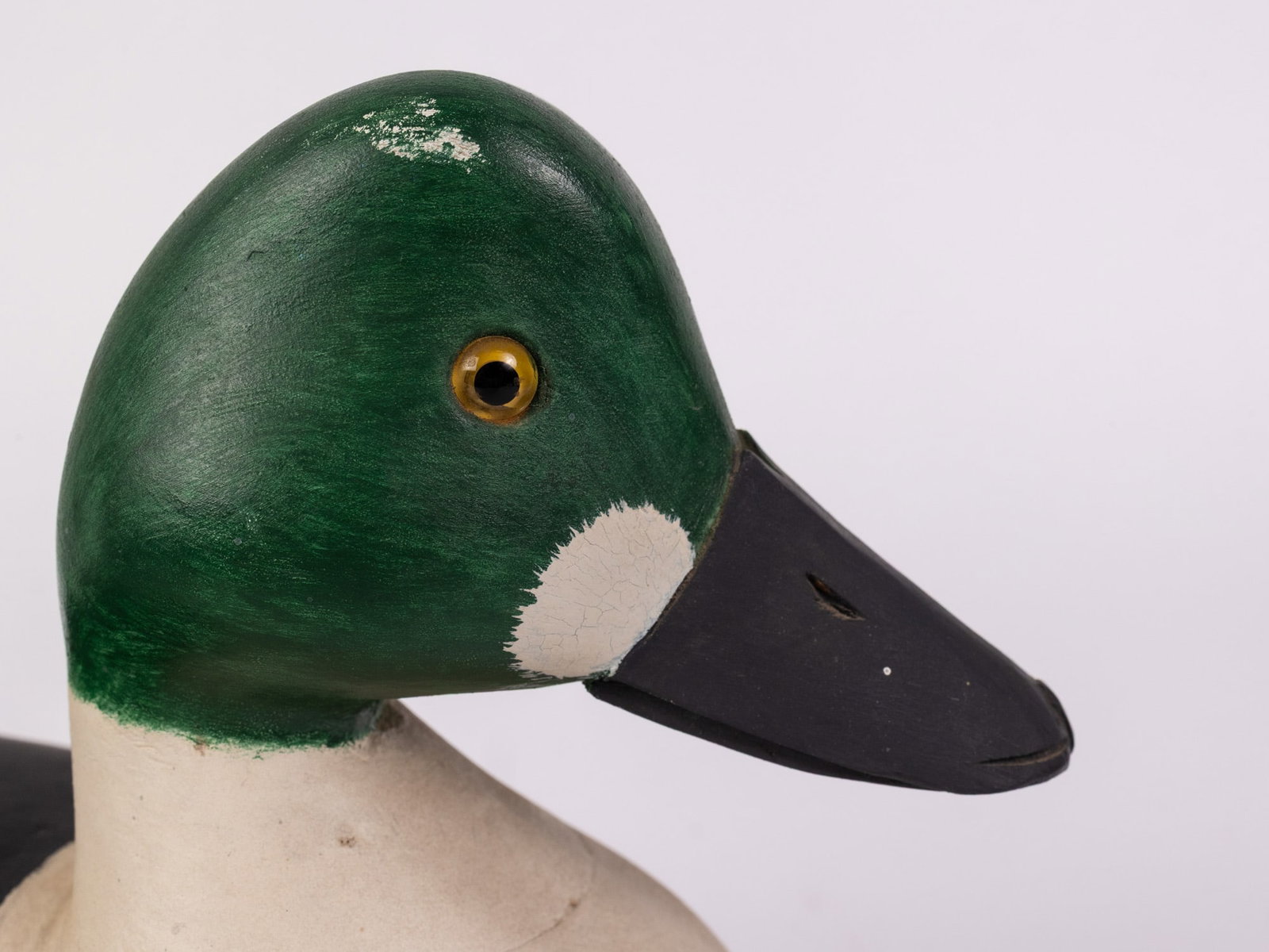 Jim Gale (1899 - 1971) Brigantine, NJ | Goldeneye Drake Duck Decoy - 5