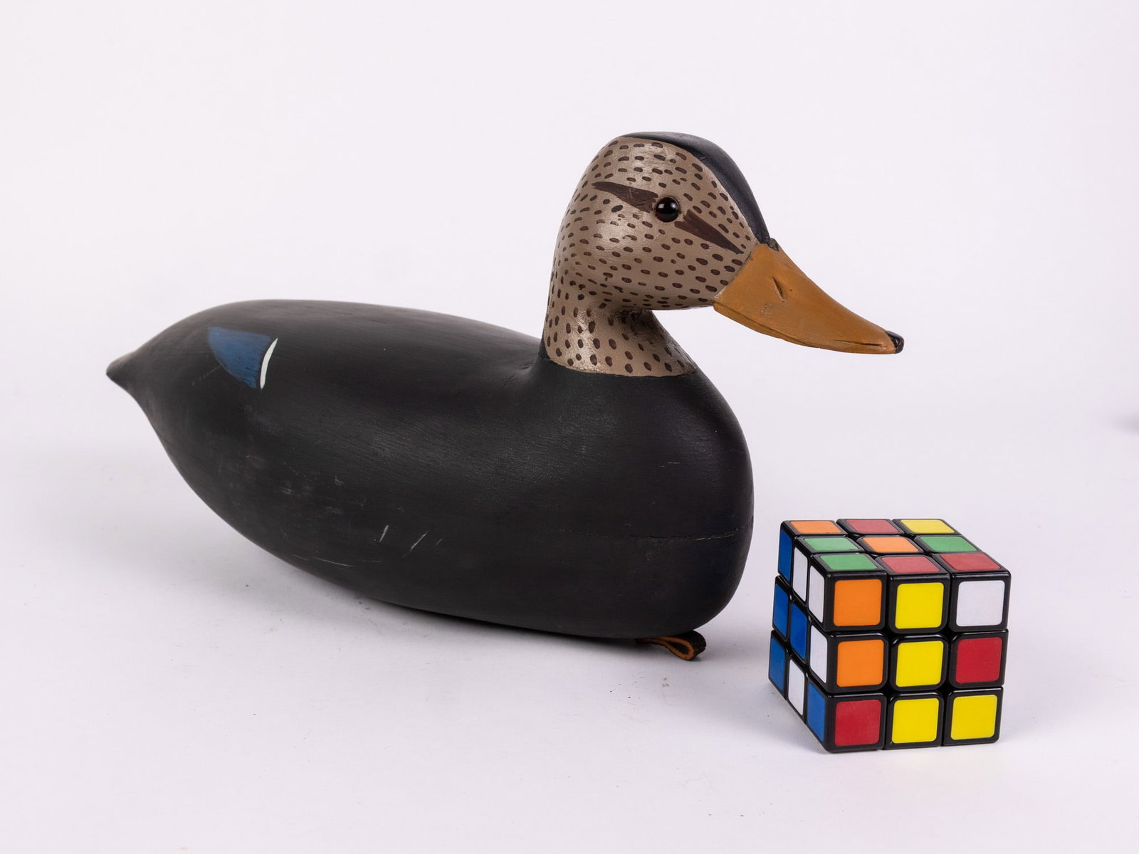Jim Gale (1899 - 1971) Brigantine, NJ | Black Duck Hen Decoy - 2