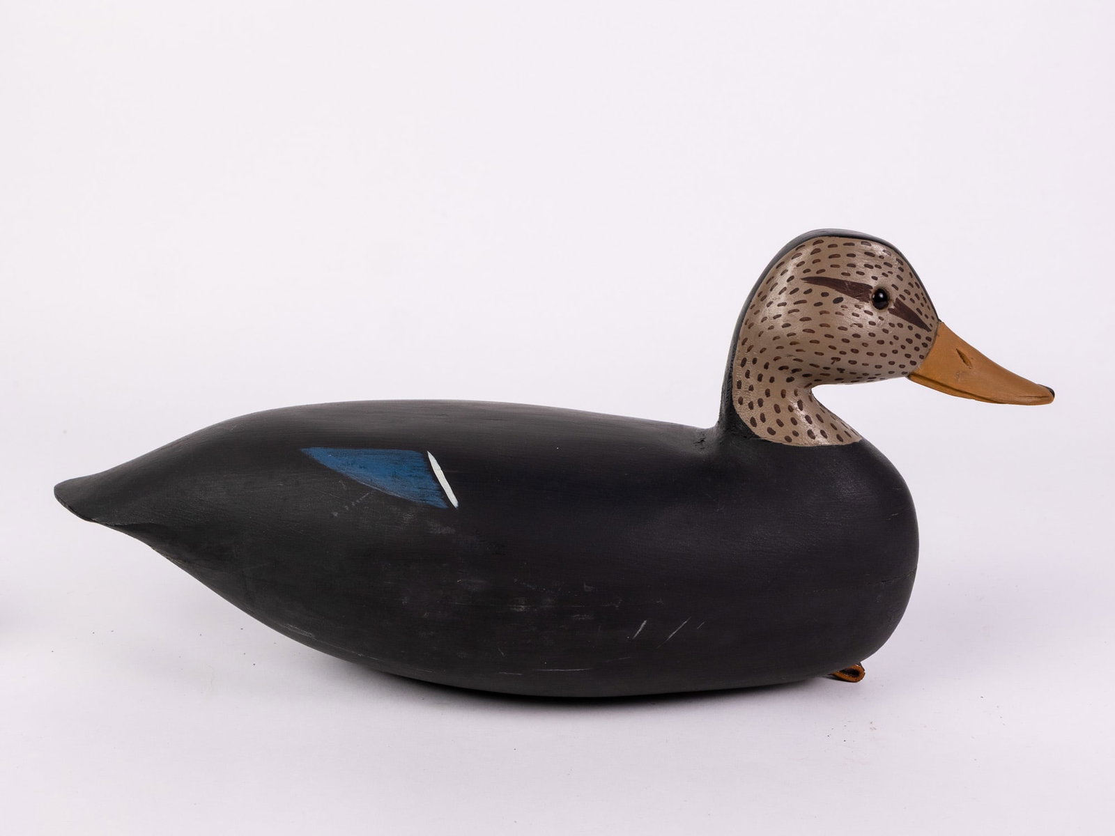 Jim Gale (1899 - 1971) Brigantine, NJ | Black Duck Hen Decoy - 3