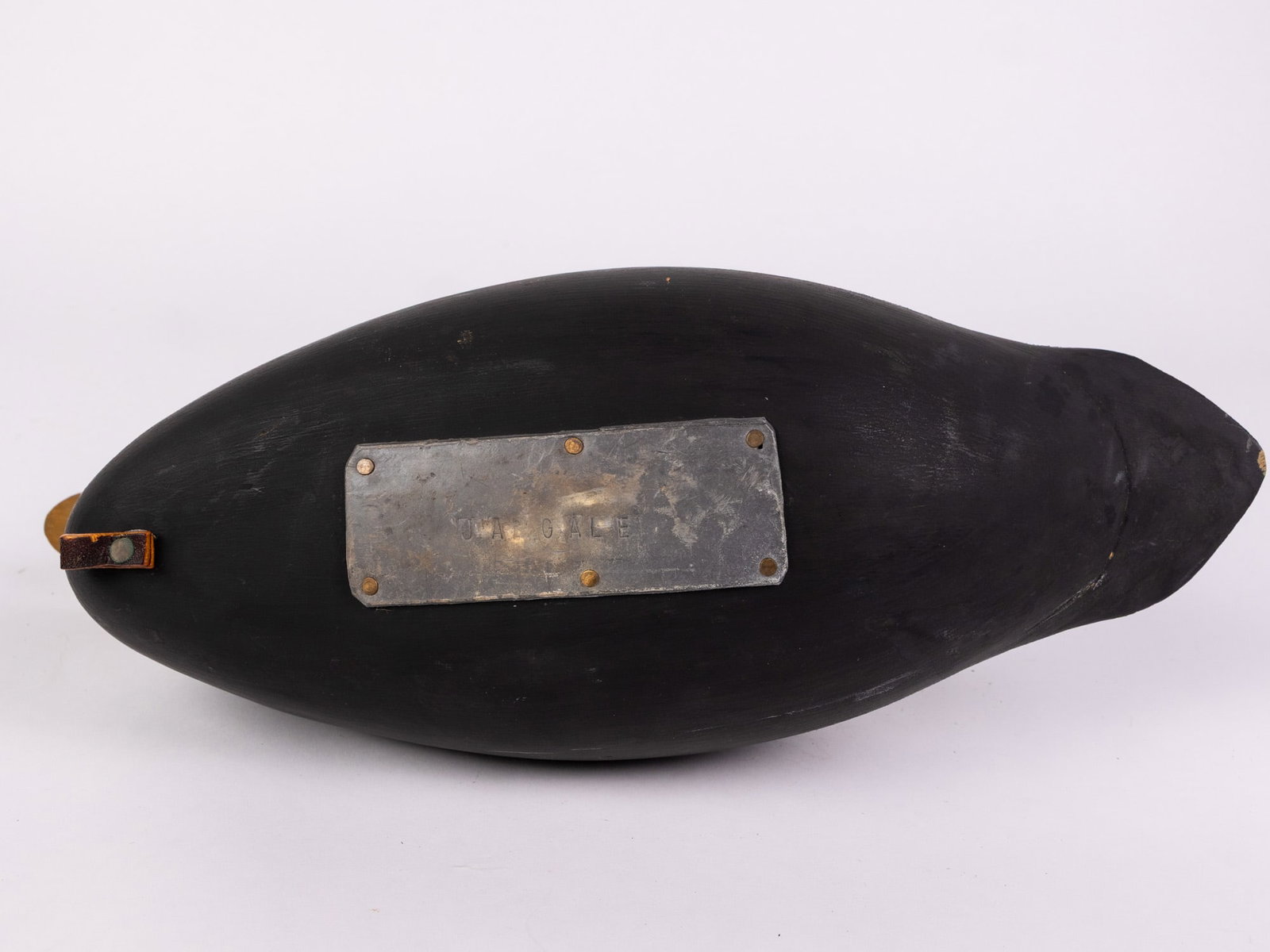 Jim Gale (1899 - 1971) Brigantine, NJ | Black Duck Hen Decoy - 7