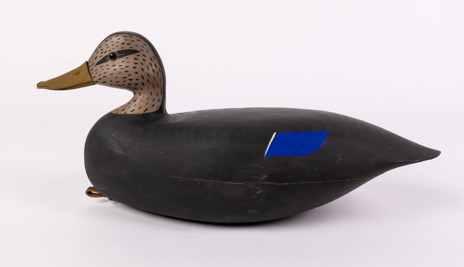 Jim Gale (1899 - 1971) Brigantine, NJ | Black Duck Hen Decoy - 5