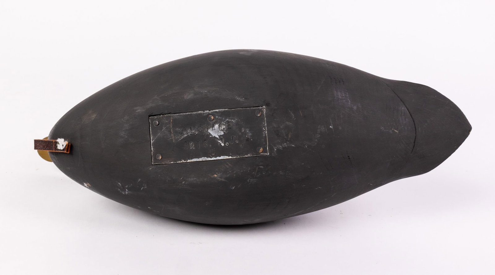 Jim Gale (1899 - 1971) Brigantine, NJ | Black Duck Hen Decoy - 7