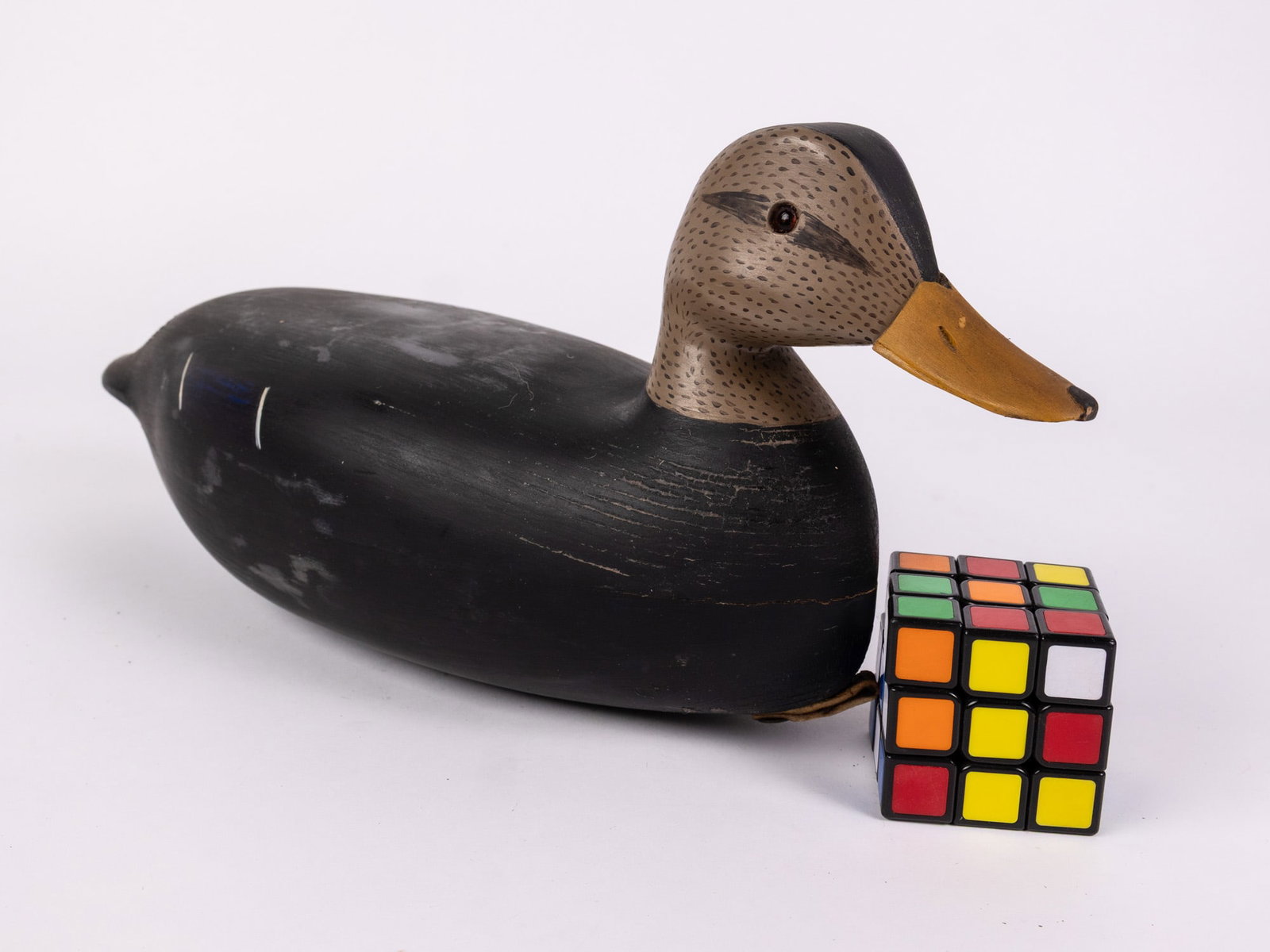 Jim Gale (1899 - 1971) Brigantine, NJ | Black Duck Drake Decoy - 2