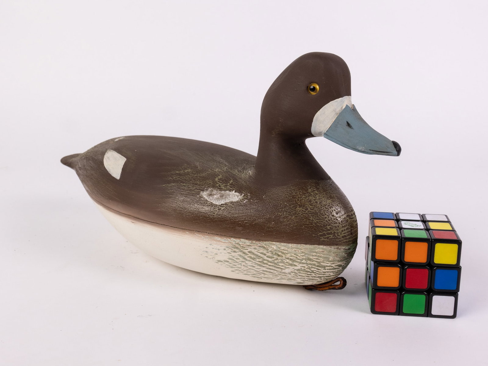 Jim Gale (1899 - 1971) Brigantine, NJ | Bluebill Hen Duck Decoy - 2