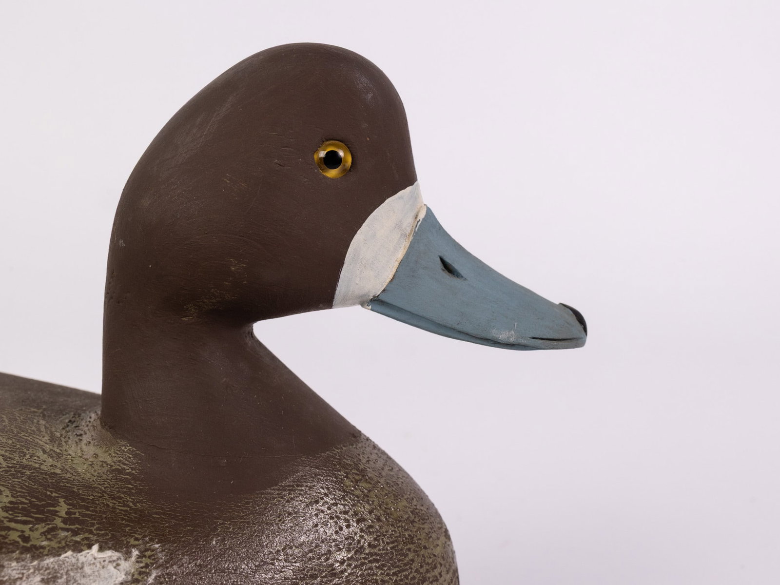 Jim Gale (1899 - 1971) Brigantine, NJ | Bluebill Hen Duck Decoy - 4