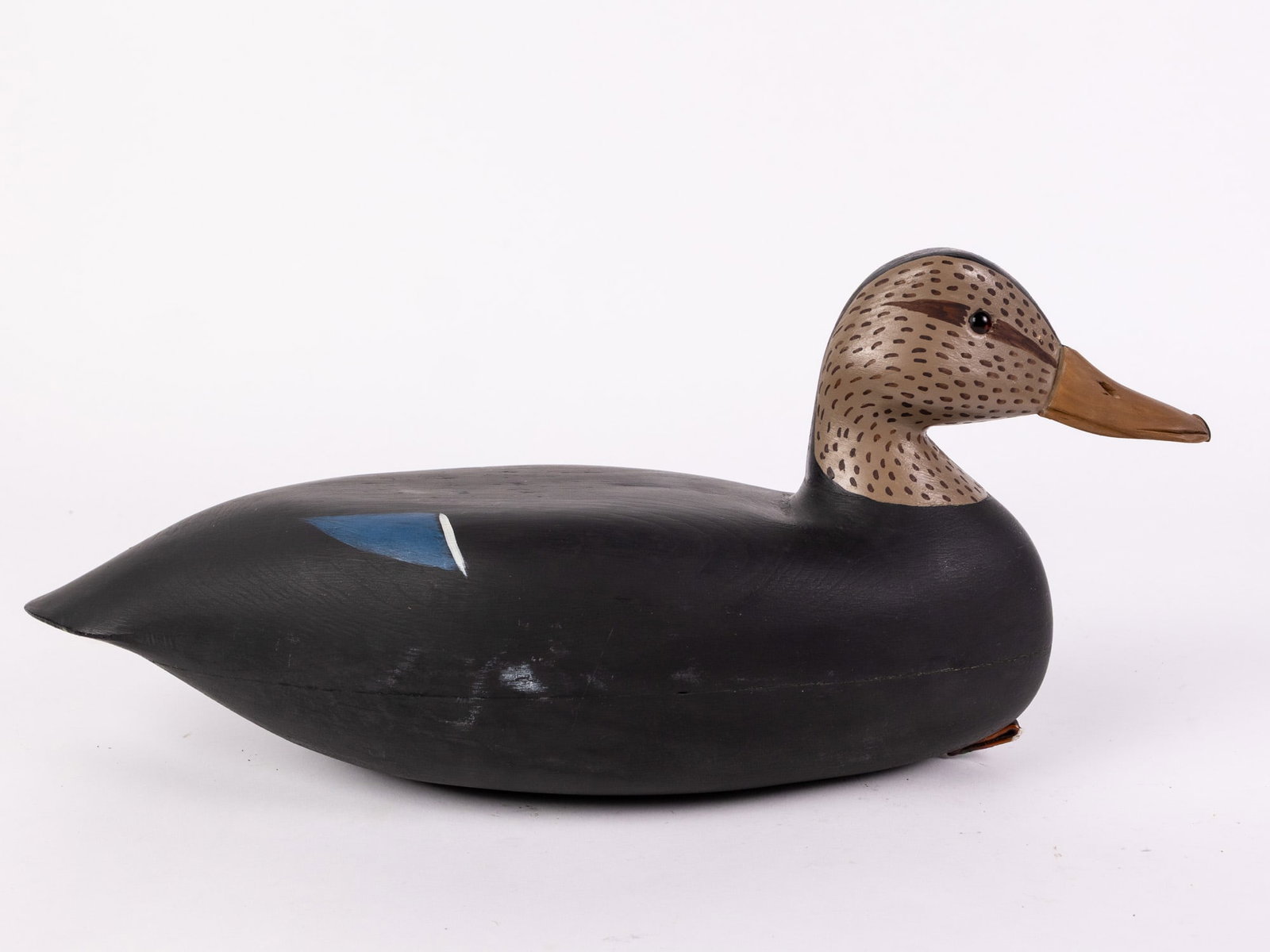 Jim Gale (1899 - 1971) Brigantine, NJ | Black Duck Hen Decoy - 3