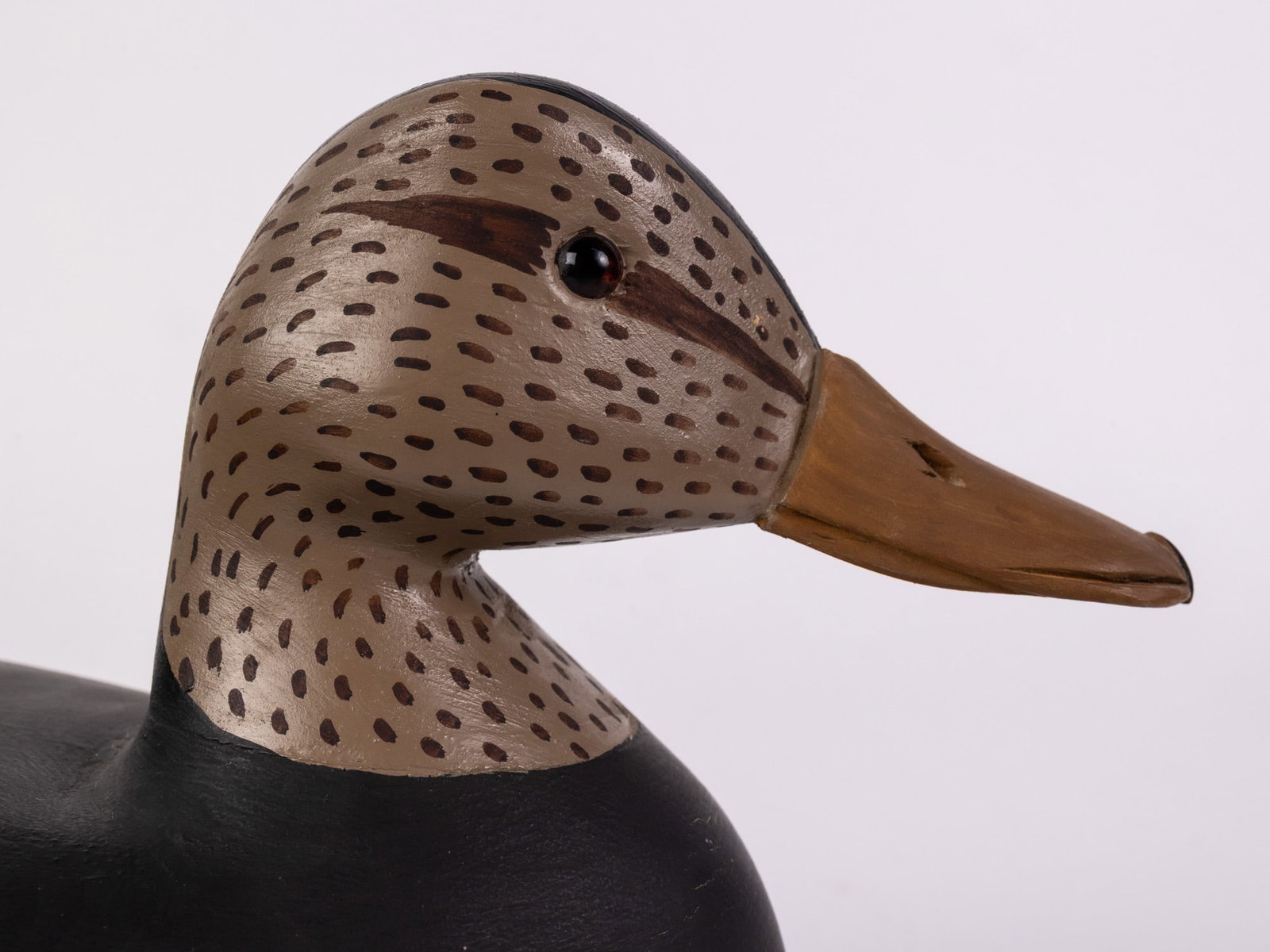 Jim Gale (1899 - 1971) Brigantine, NJ | Black Duck Hen Decoy - 4