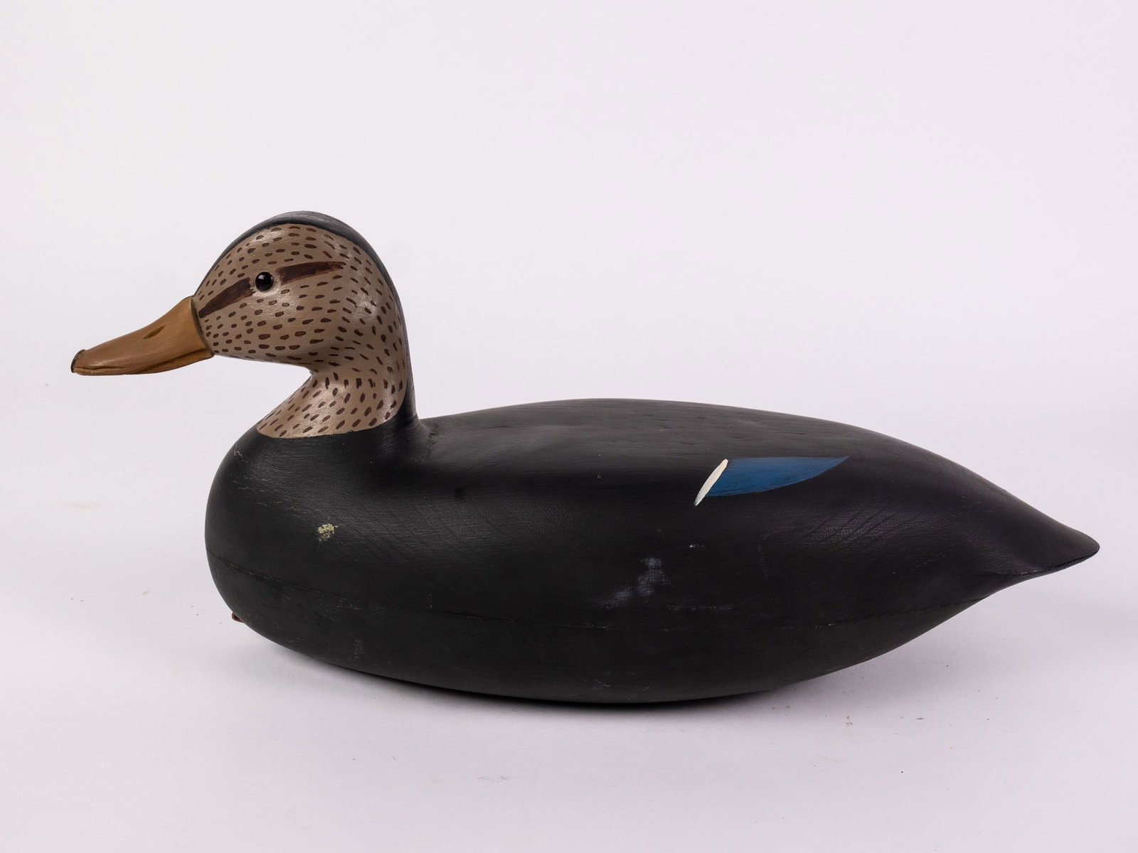 Jim Gale (1899 - 1971) Brigantine, NJ | Black Duck Hen Decoy - 6