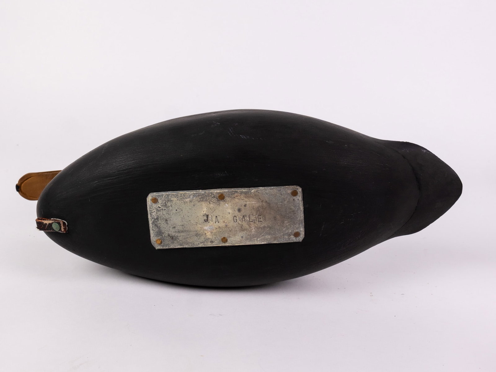 Jim Gale (1899 - 1971) Brigantine, NJ | Black Duck Hen Decoy - 7