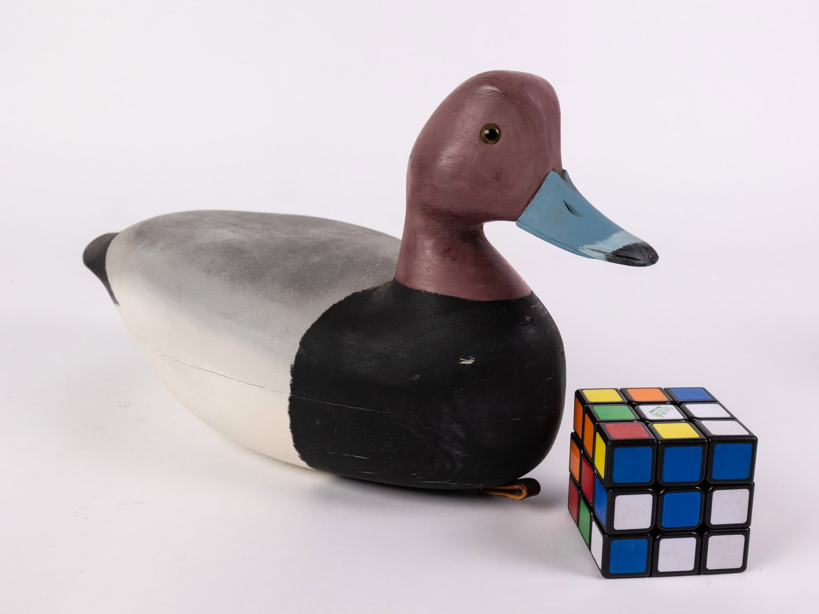 Jim Gale (1899 - 1971) Brigantine, NJ | Redhead Drake Duck Decoy - 2