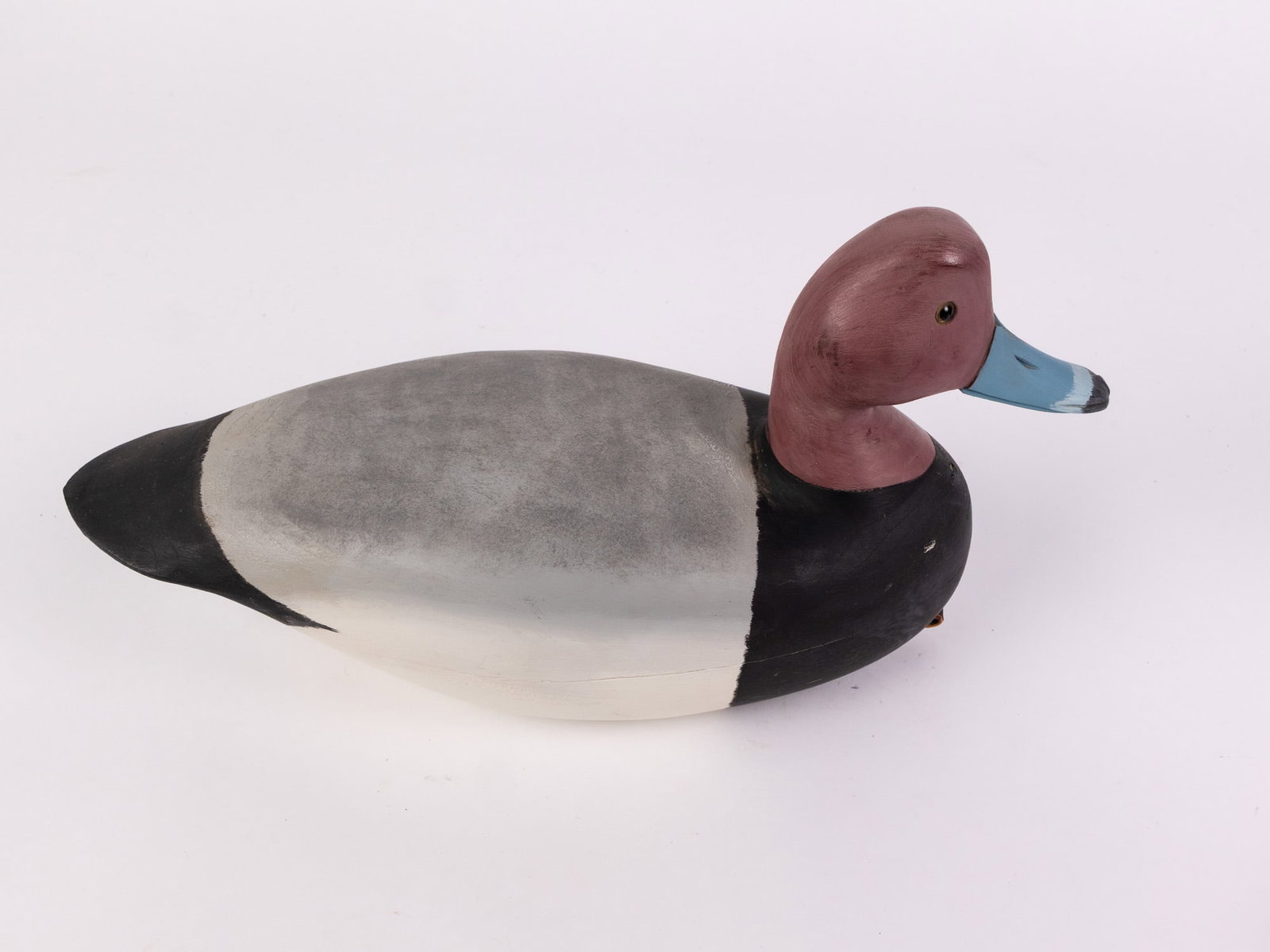 Jim Gale (1899 - 1971) Brigantine, NJ | Redhead Drake Duck Decoy - 4