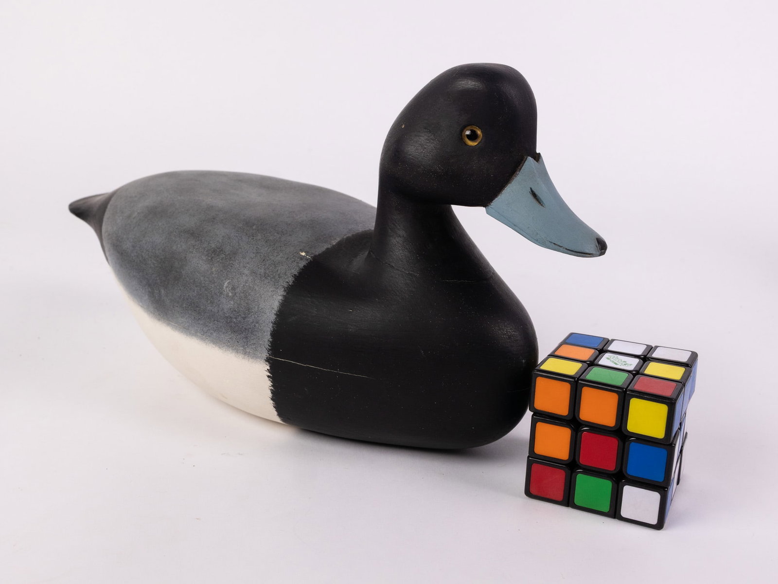 Jim Gale (1899 - 1971) Brigantine, NJ | Bluebill Drake Duck Decoy - 2