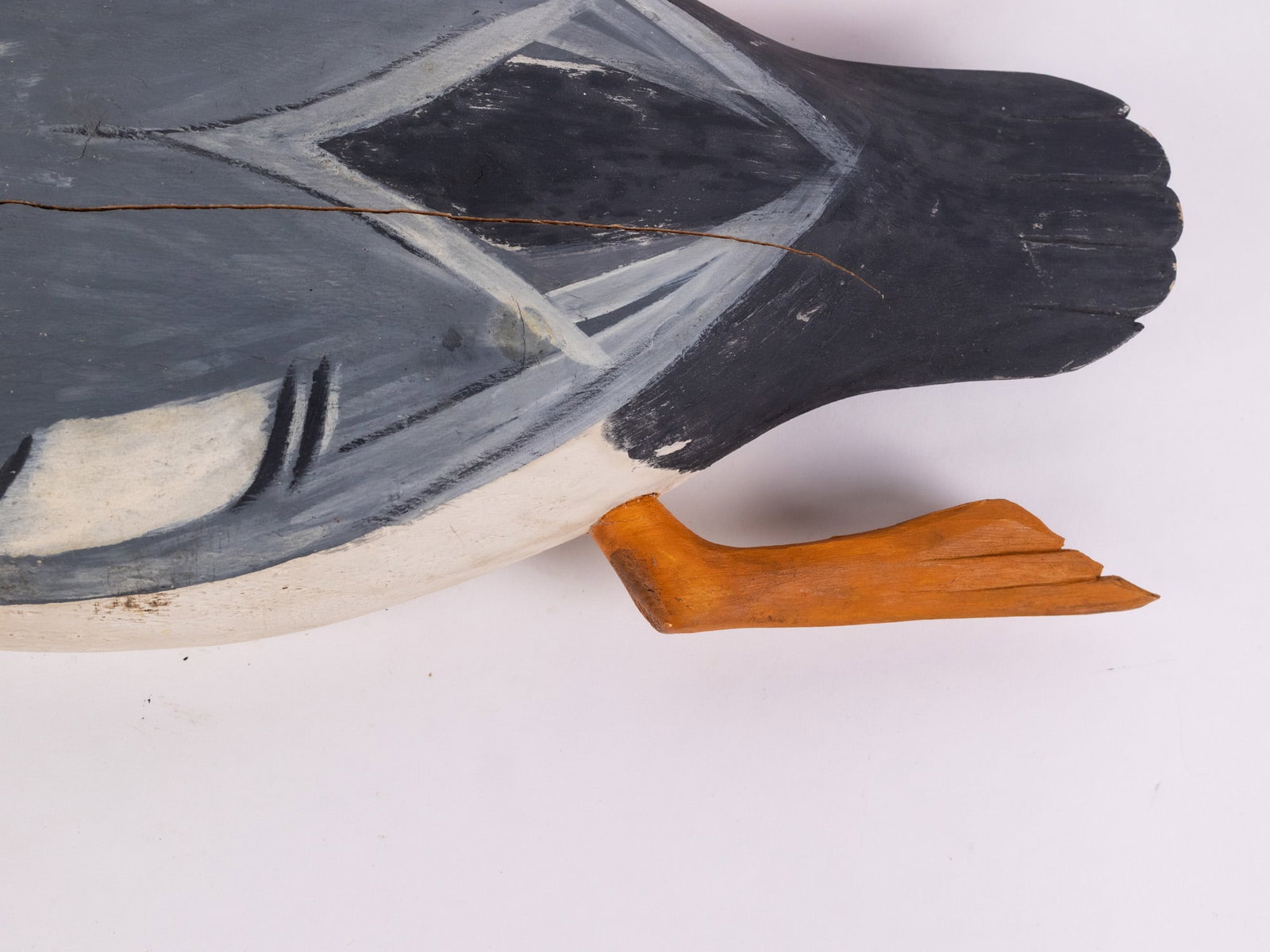 Jim Gale (1899 - 1971) Brigantine, NJ | "Dead Duck" Wall Mounted Decoy - 4