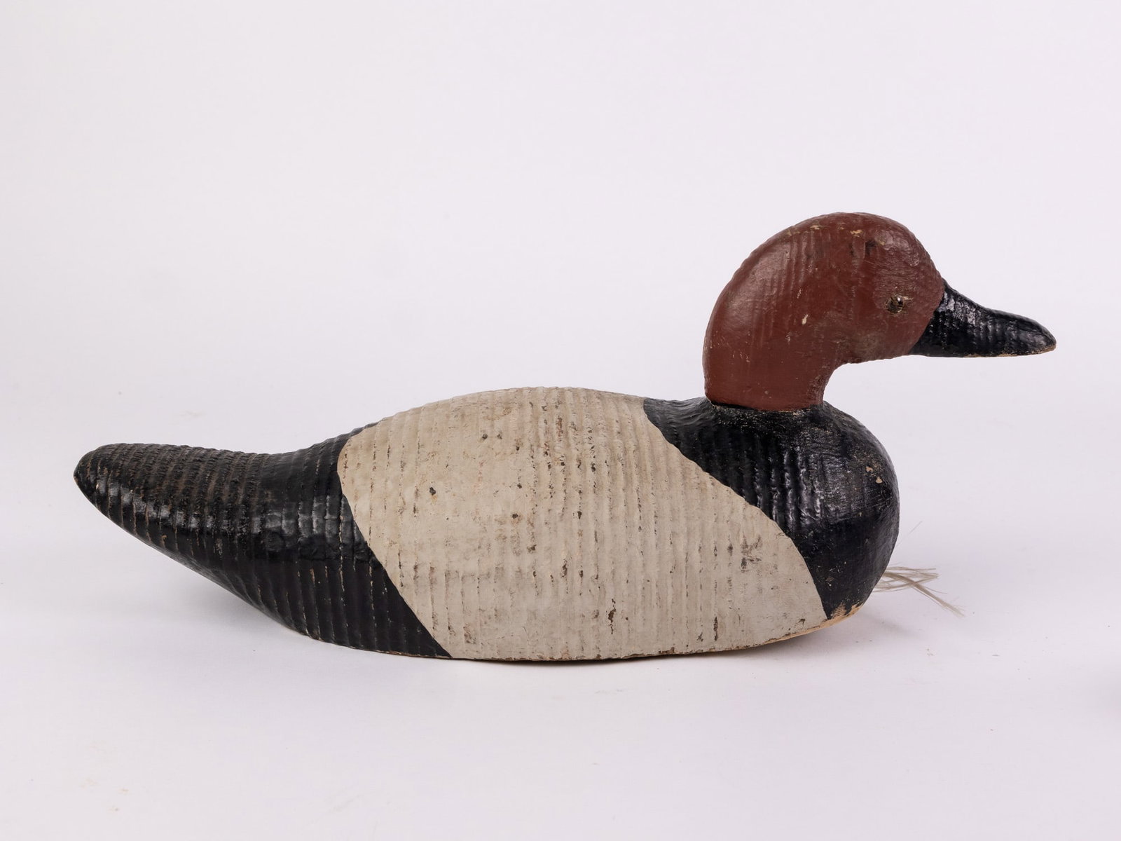 Vintage Canvasback Drake Decoy Signed "Dickerson" - 3