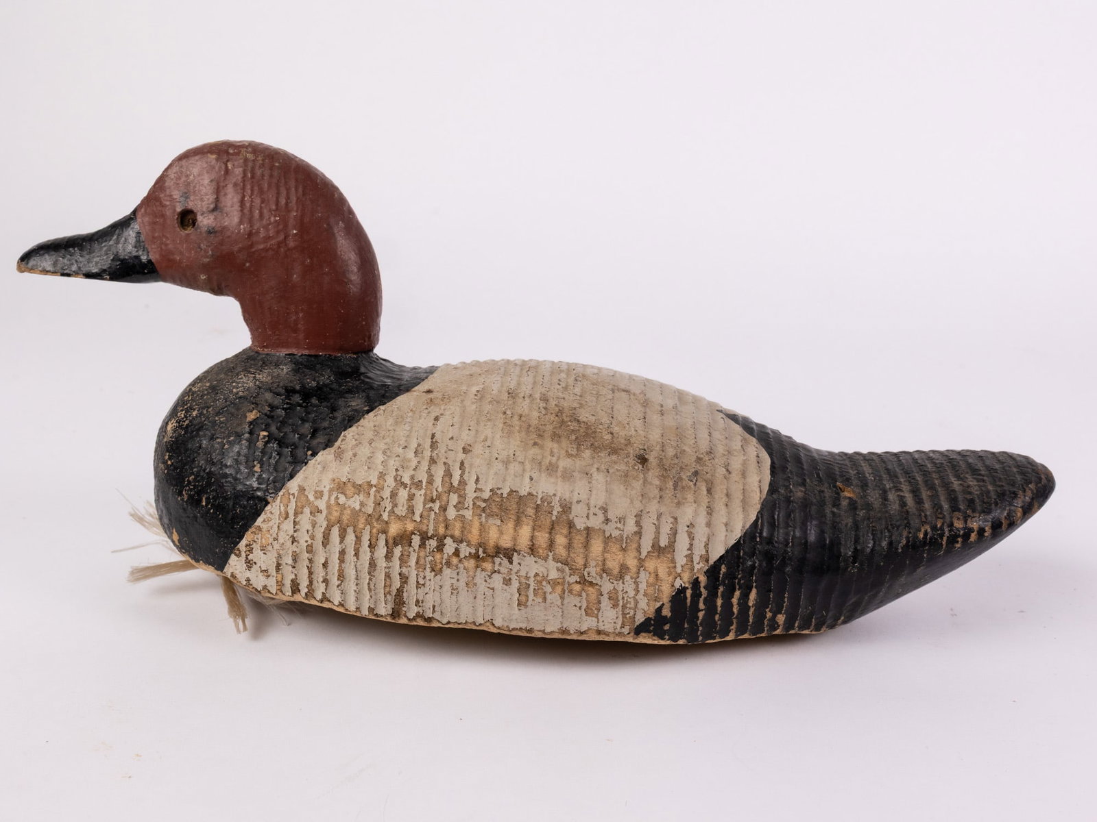 Vintage Canvasback Drake Decoy Signed "Dickerson" - 6