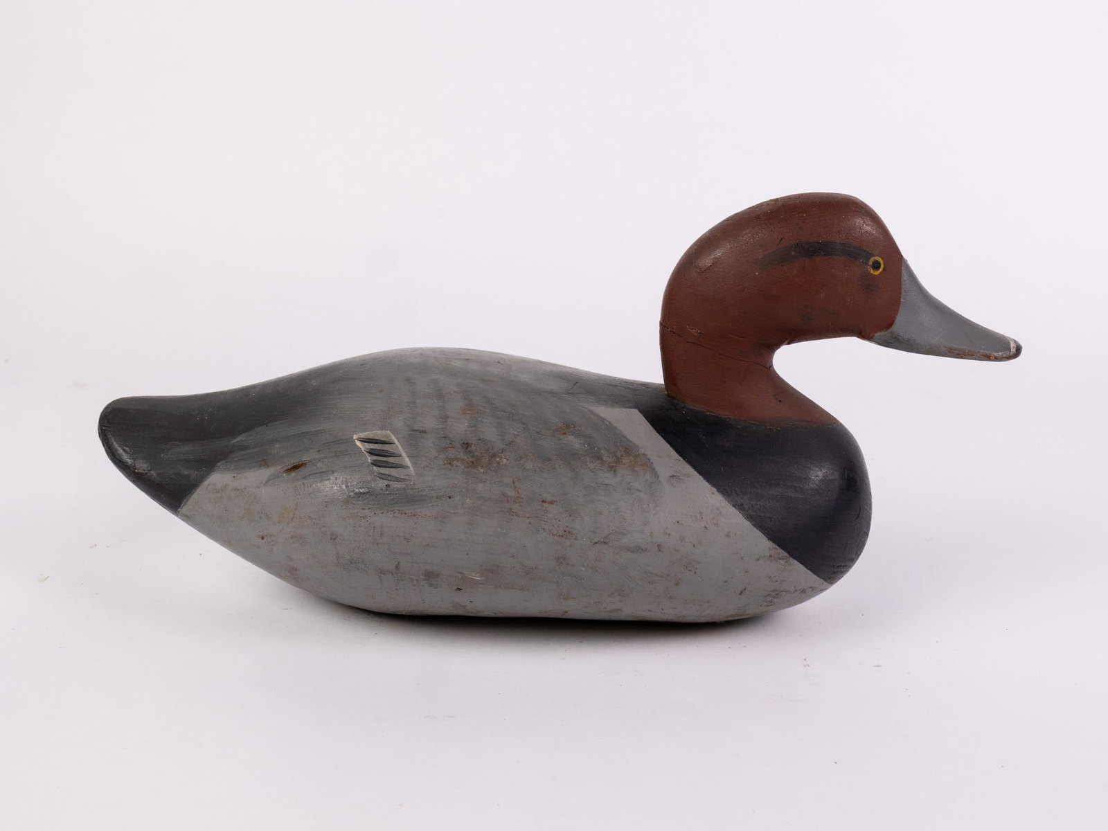 Vintage Redhead Drake Decoy - 3
