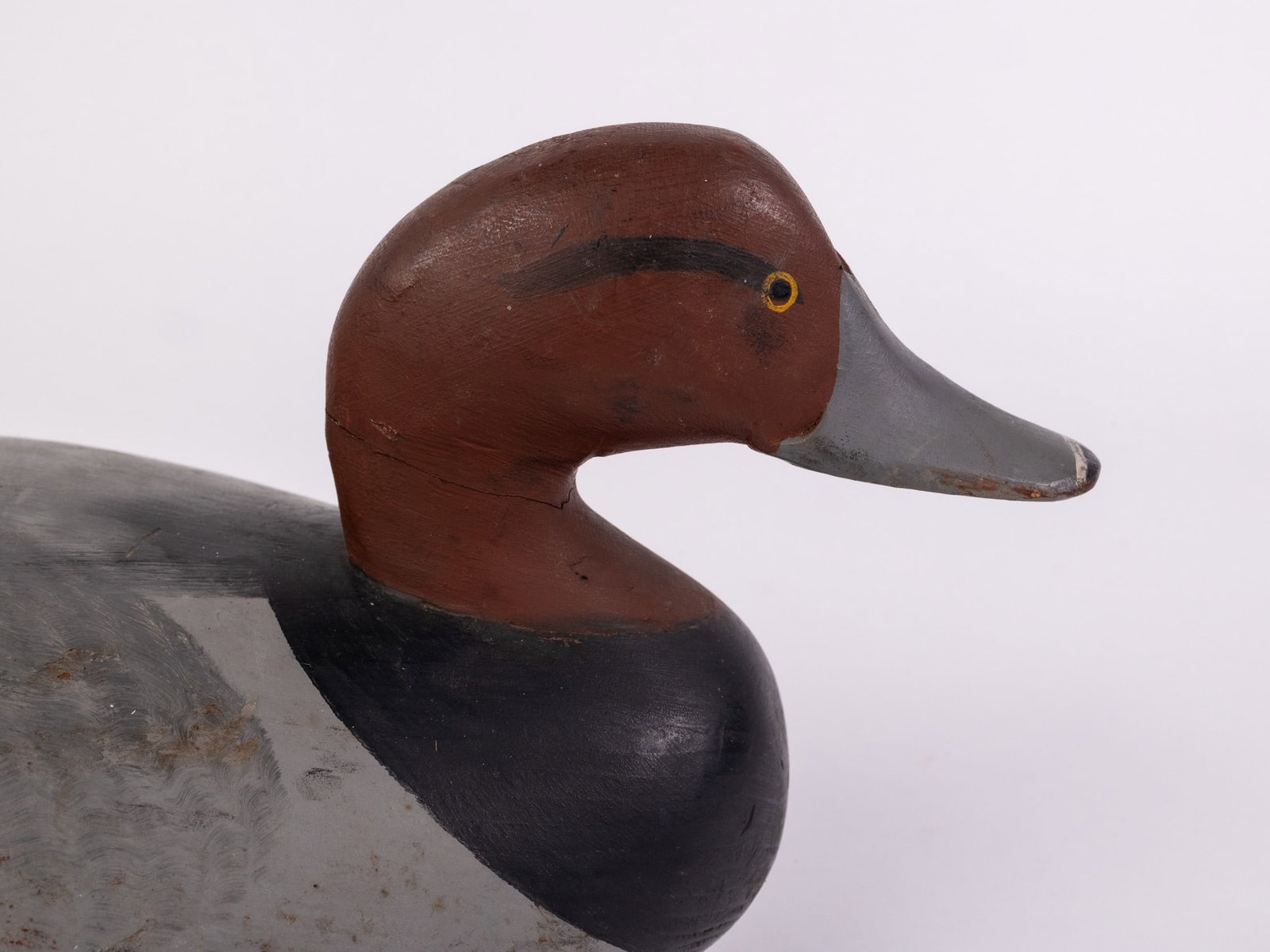Vintage Redhead Drake Decoy - 4